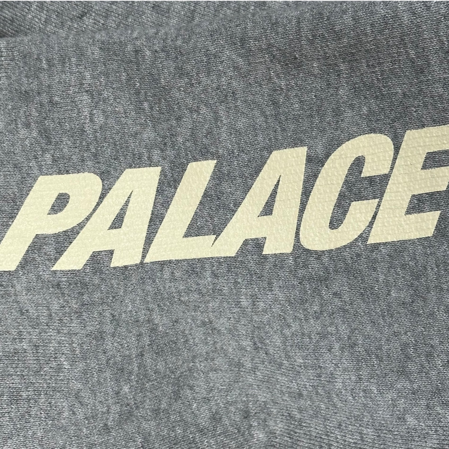 eYe JUNYA WATANABE MAN × PALACE(アイ ジュンヤワタナベマン × パレス) 24AW Snowflake-Patterned Knit × Sweatshirt Combination Hoodie 雪柄 ニット スウェット コンビ フーディー パーカー WN-T905 M グレー×ブルー AD2024