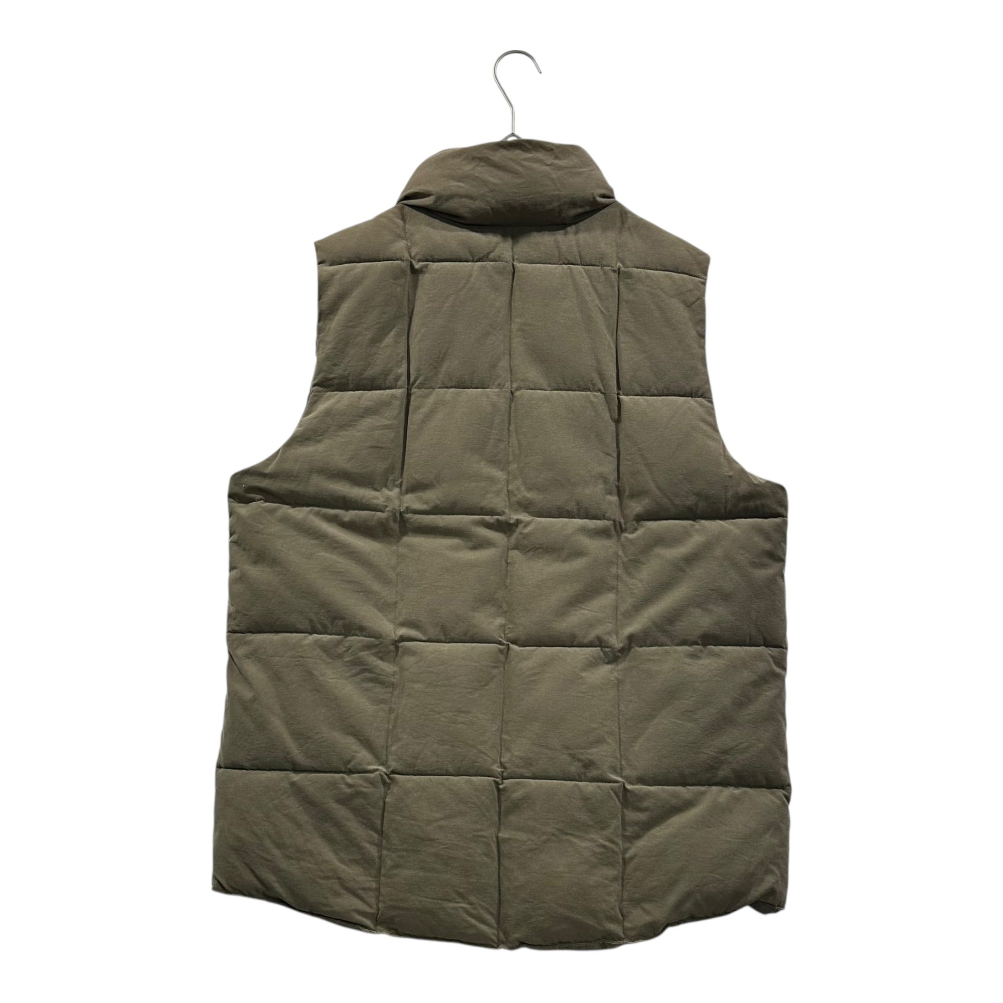 KAVU(カブー) Switchable Insulated Vest 切替 中綿 ベスト 19820340 L カーキ×ブルー×ブラウン