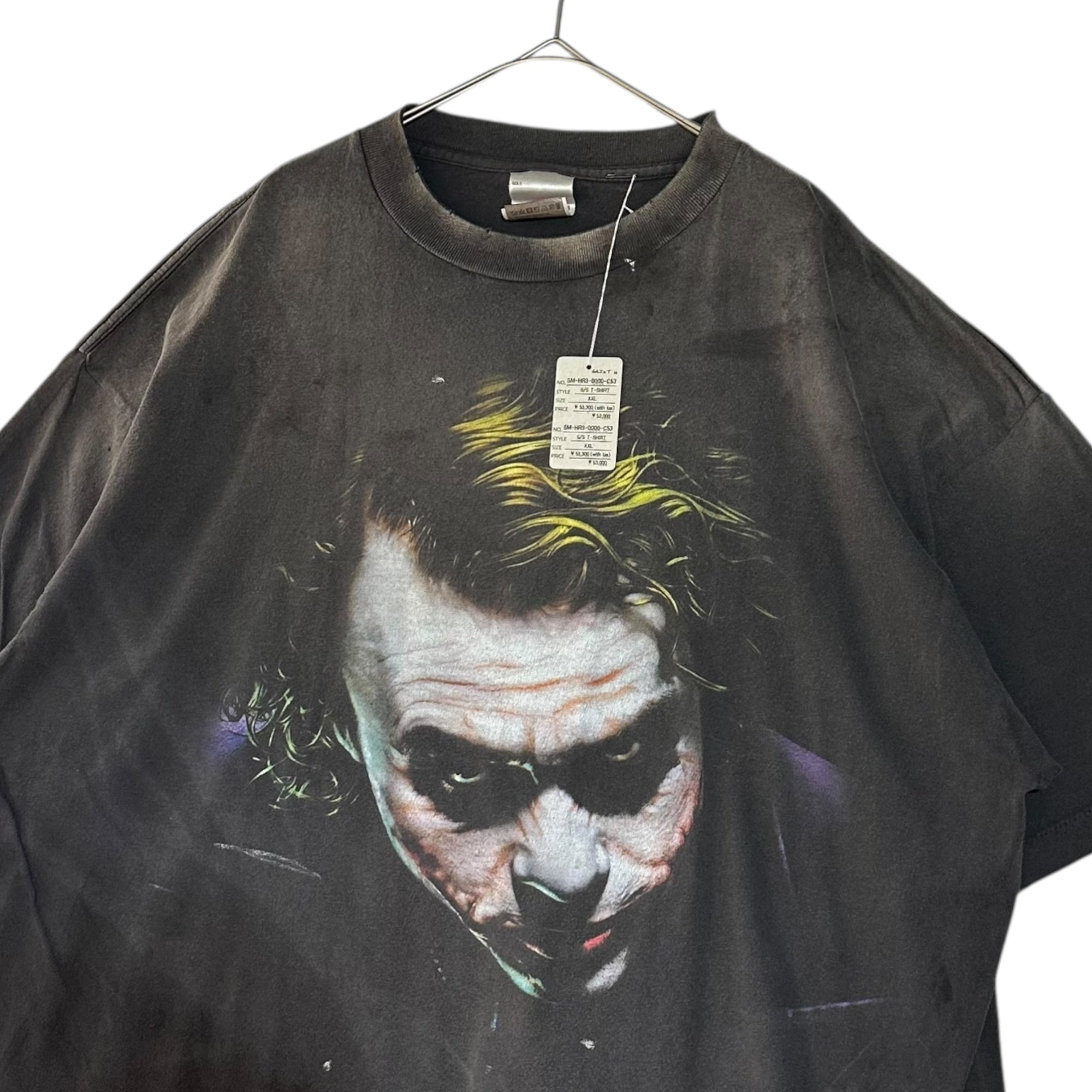SAINT MICHAEL(セントマイケル) 25SS × THE DARK KNIGHT BTM_SS TEE JOKER ジョーカー Tシャツ SM-HR3-0000-C53 XXL ブラック