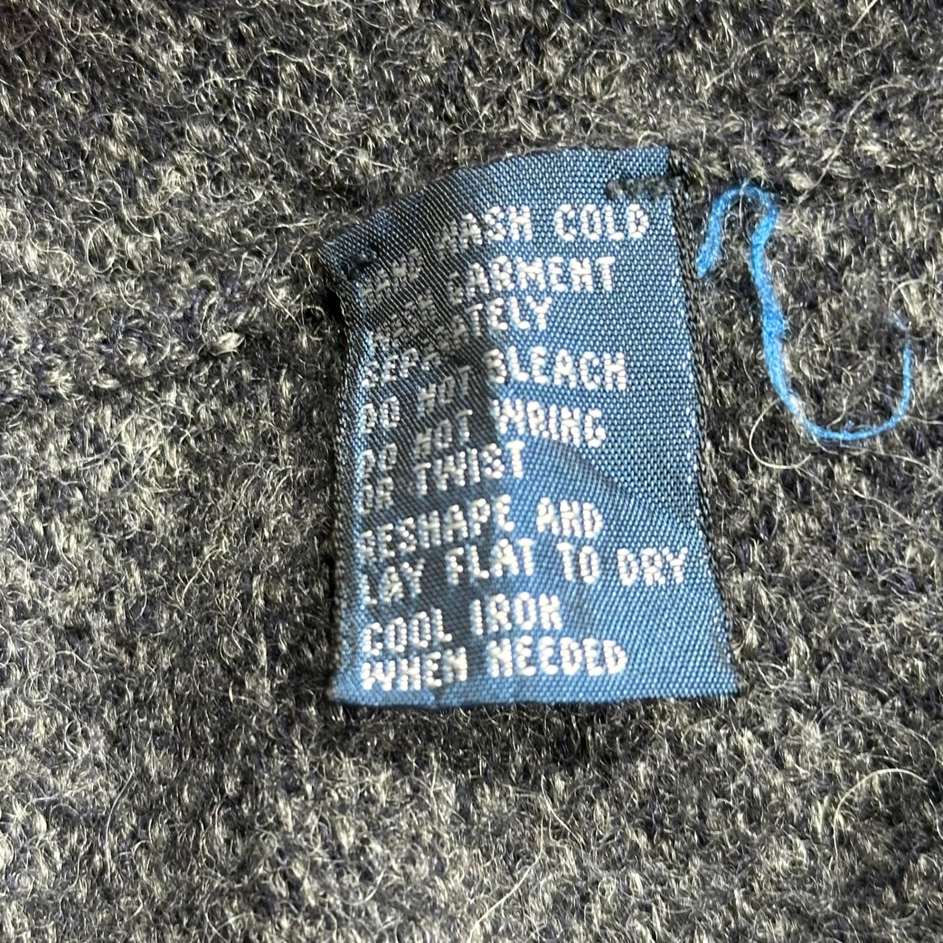 POLO RALPH LAUREN(ポロラルフローレン) 90~00's Alpaca Wool V-Neck Knit 90～00年代 アルパカ ウール Vネック ニット XXL(縮み有) グレー×ネイビー