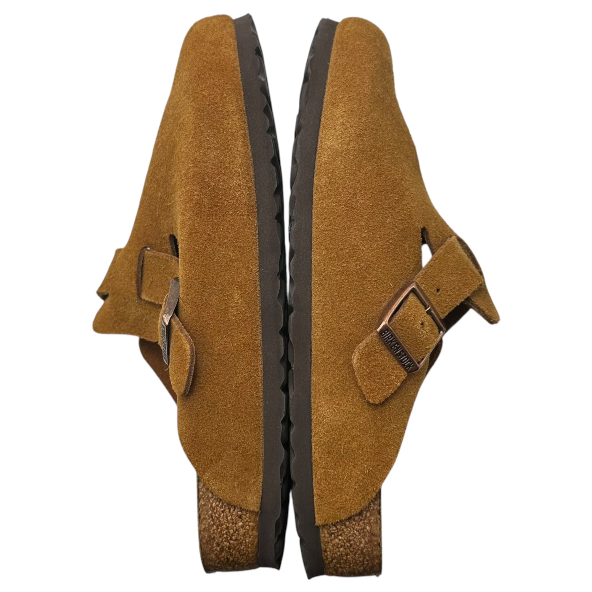 BIRKENSTOCK(ビルケンシュトック) 23AW Boston SFB VL Mink ボストン スウェード ソフト フット ベッド ミンク レギュラー サンダル 1009542 41(26.5cm程度) ブラウン 参考定価24,200円(税込)