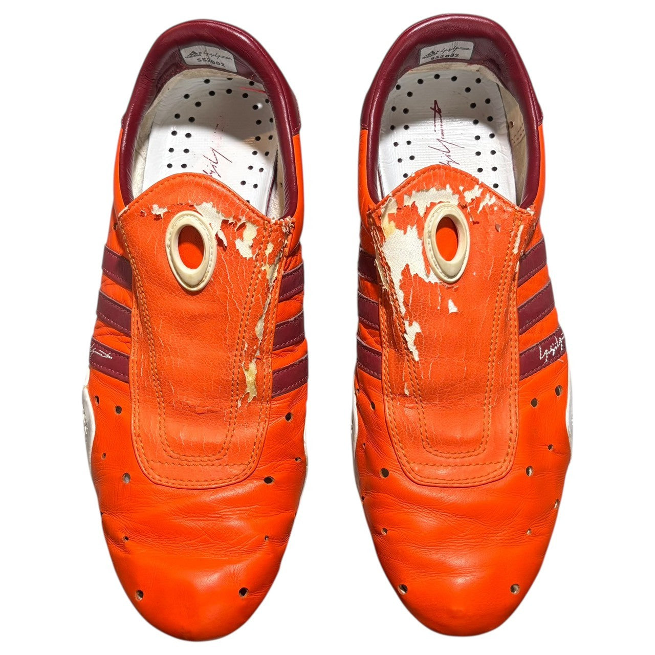 YOHJI YAMAMOTO×adidas(ヨウジヤマモト×アディダス) 02SS MEI YOHJI FG ローカットスニーカー 145860 FE-E06-815-1 28.5cm オレンジ Y-3 稀少品 コレクターズアイテム