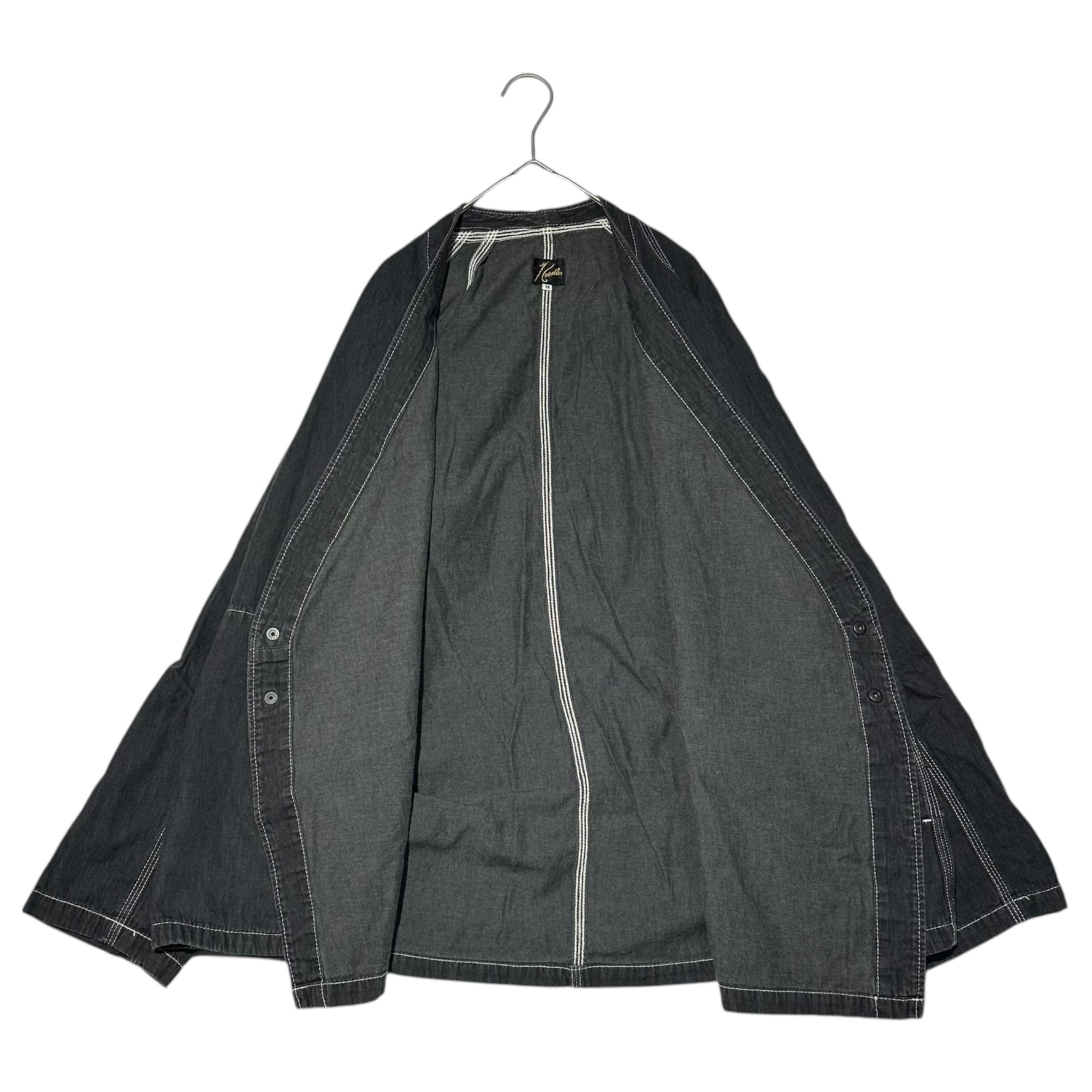 NEEDLES(ニードルズ) Workwear Denim Kimono Jacket 作務衣 デニム 着物 ジャケット CH104 M ブラック