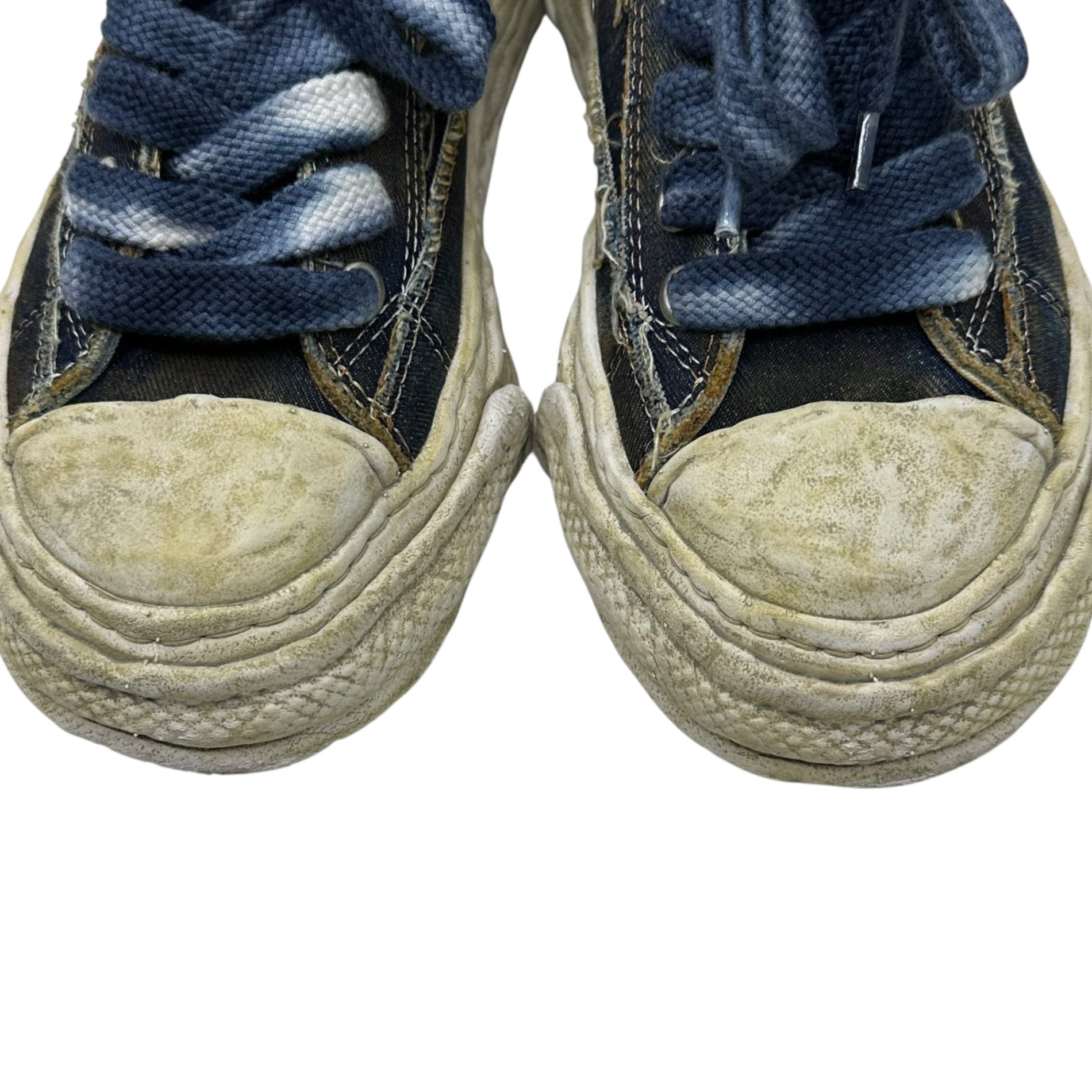 Maison MIHARA YASUHIRO(メゾンミハラヤスヒロ) PETERSON 23 ORIGINAL SOLE WASHED DENIM LOW-TOP SNEAKER  ピーターソン23 オリジナルソール ウォッシュ加工デニム A13FW714 39(24.5cm) インディゴ