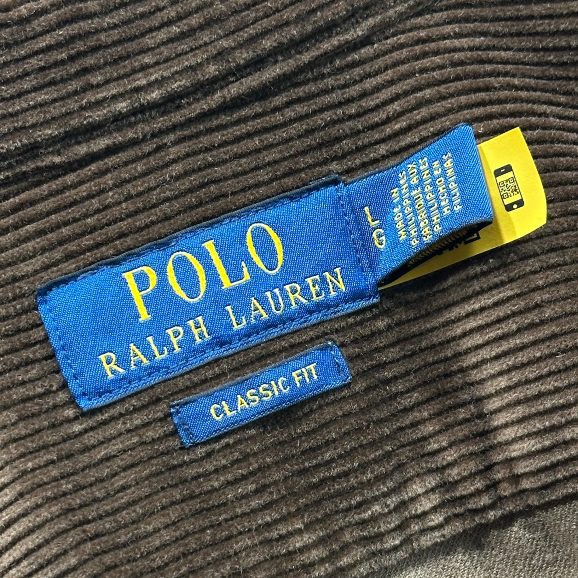 POLO RALPH LAUREN(ポロラルフローレン) Corduroy Zip-Up Swing Top Jacket コーデュロイ ジップアップ スイングトップ ジャケット L ブラウン