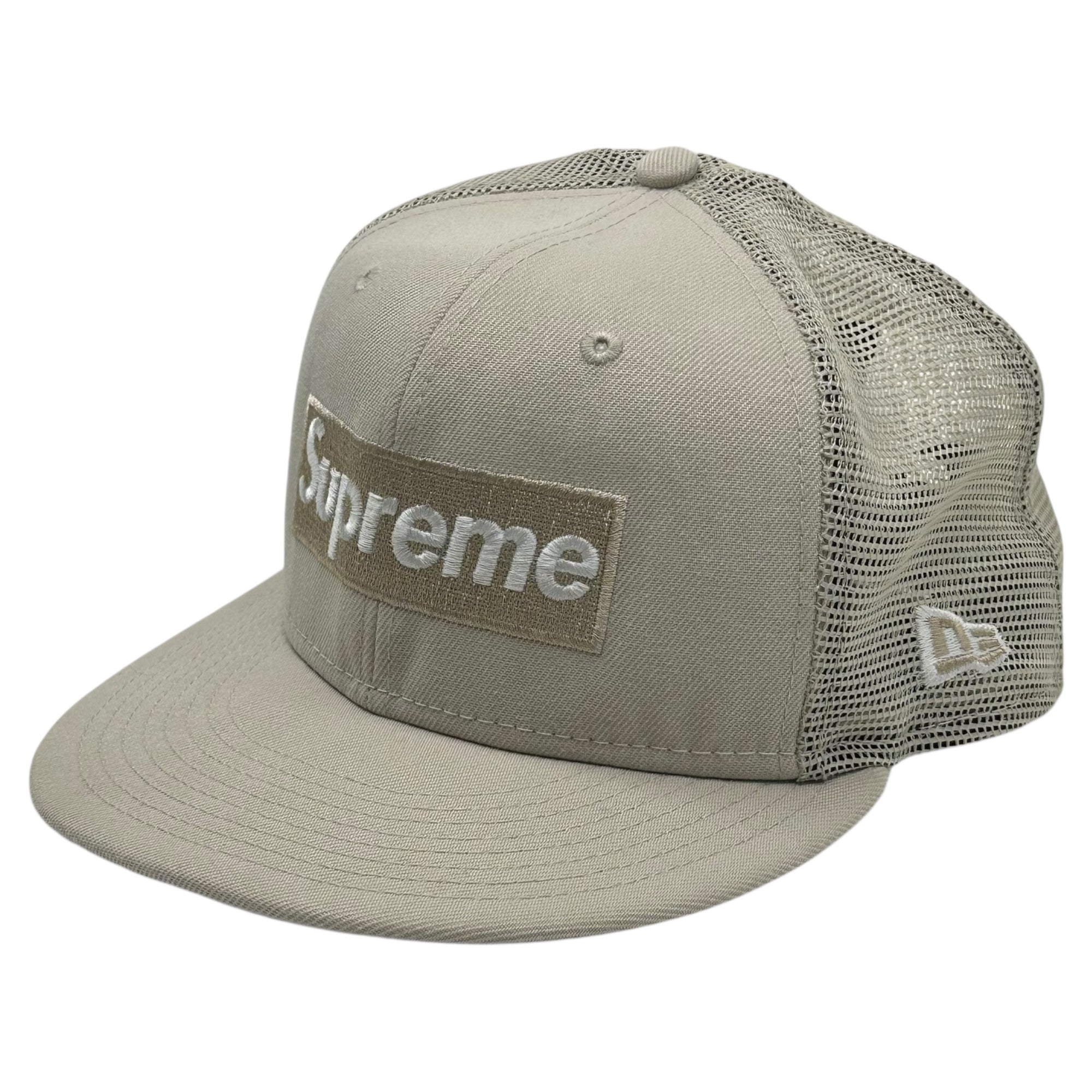 Supreme BoxLogo Mesh Back NewEra 7 3/8 Supreme Box Logo Mesh Back