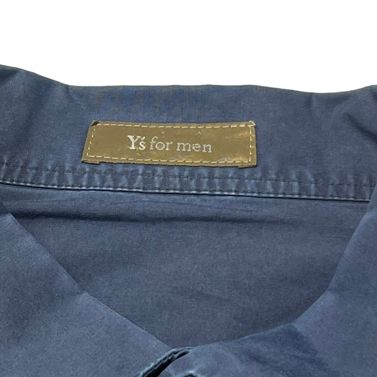 Y's for men(ワイズフォーメン) 90's  oversized cotton shirt オーバーサイズ コットン シャツ MK-E09-001 表記無し(FREE) ネイビー 推定90年代初頭 ヴィンテージ アーカイブ 長袖