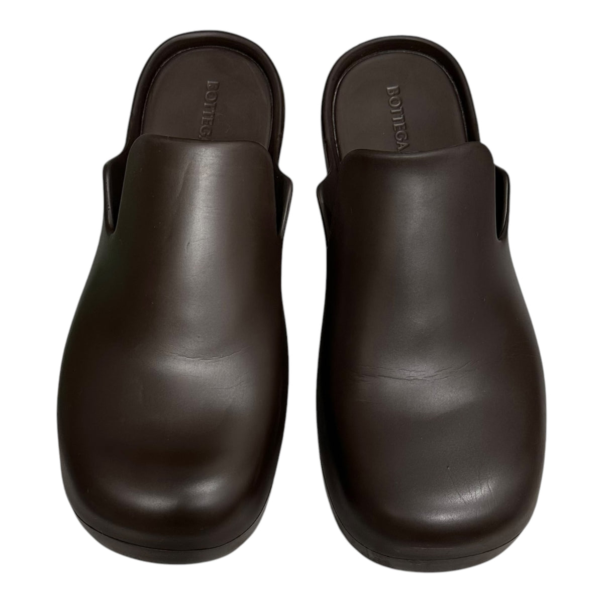 BOTTEGA VENETA(ボッテガヴェネタ) Rubber Flash Clog Sandals ラバー フラッシュ クロッグ サンダル 43 ブラウン