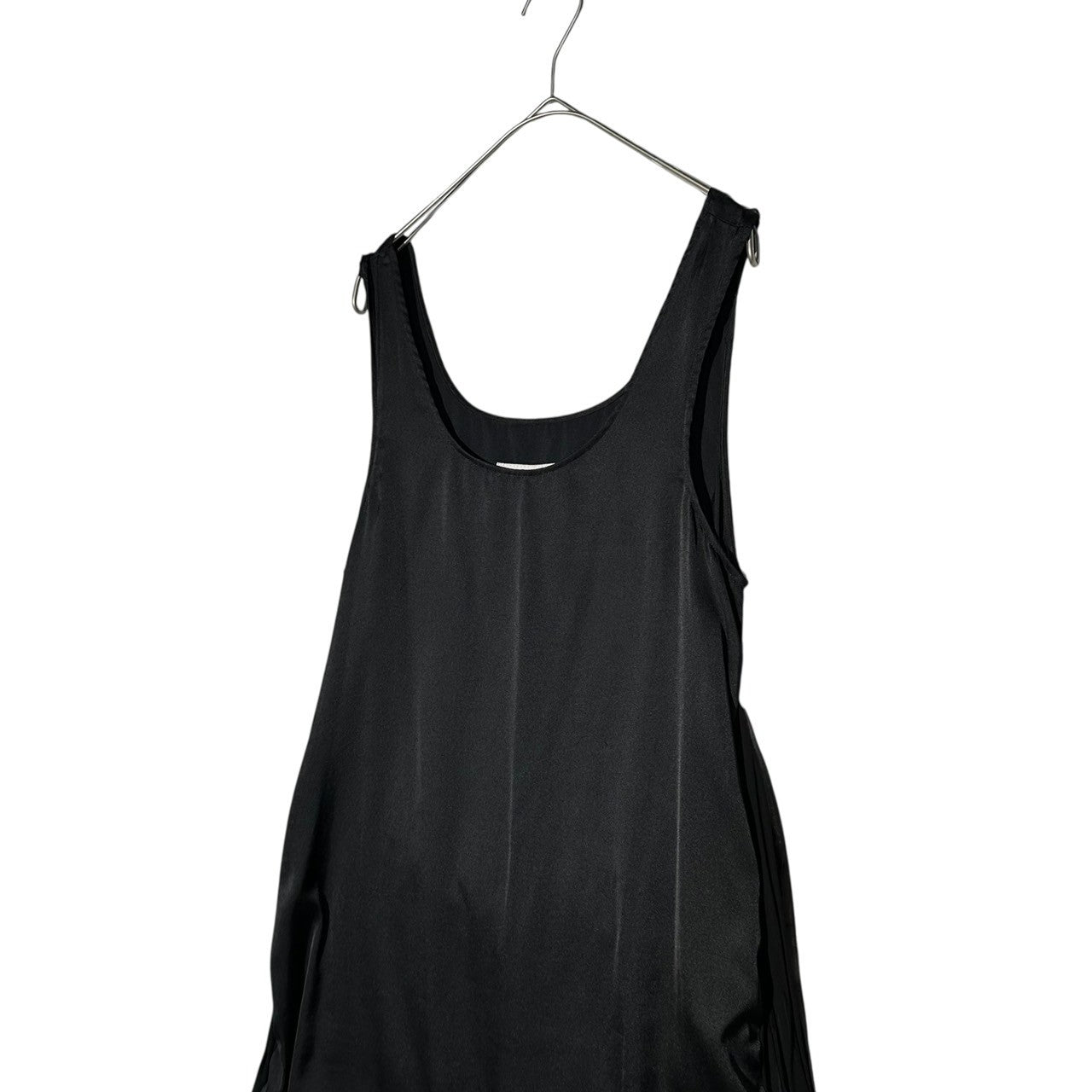 MM6 Maison Margiela(エムエムシックス) 16SS Back-Pleated Sleeveless Rayon Tunic Dress バック プリーツ ノースリーブ レーヨン チュニック ワンピース S32CT0740 40(L程度) ブラック