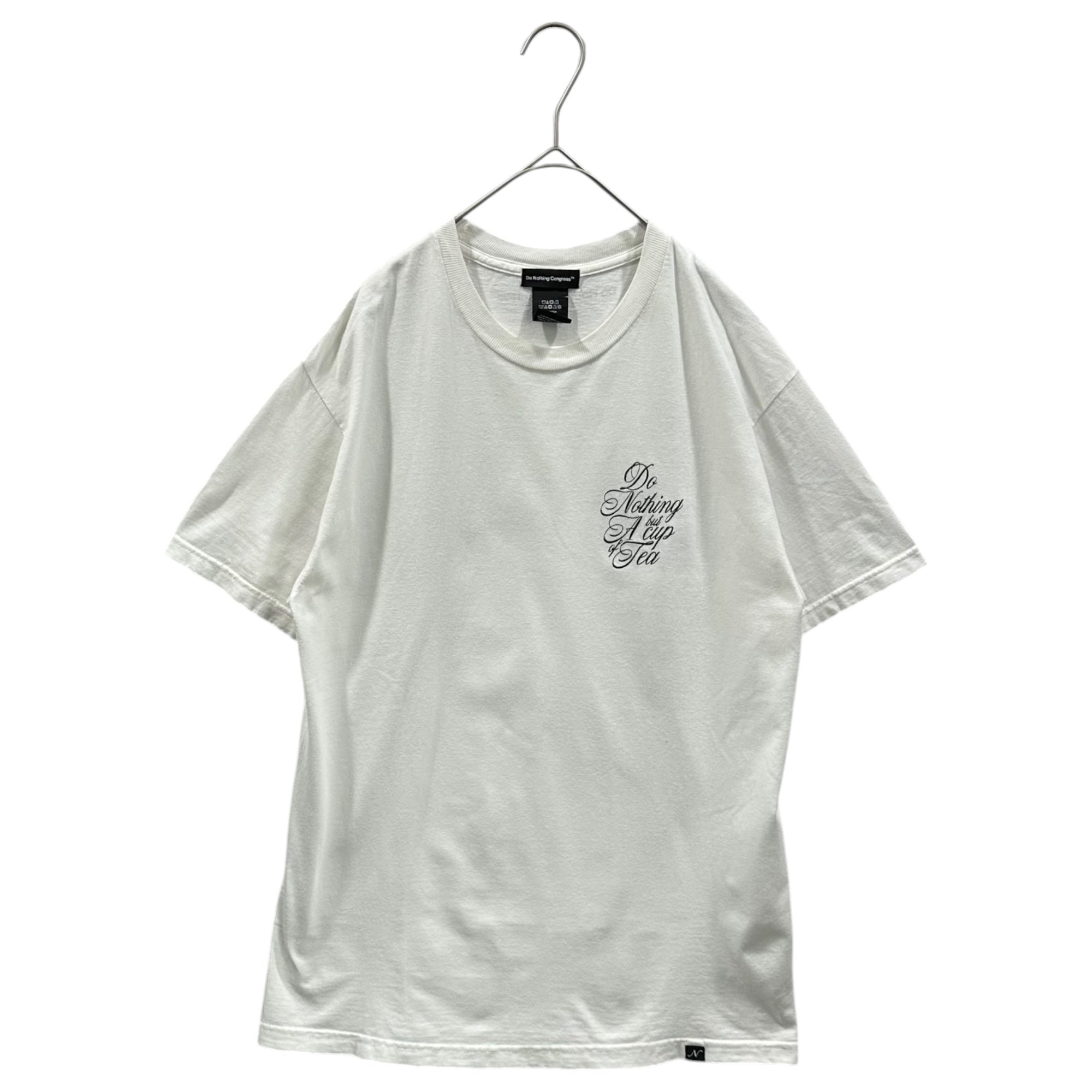 Do Nothing Congress(ドゥーナッシングコングレス) Do Nothing A Cup Of Tea Tee ロゴ 刺繍 Tシャツ M ホワイト