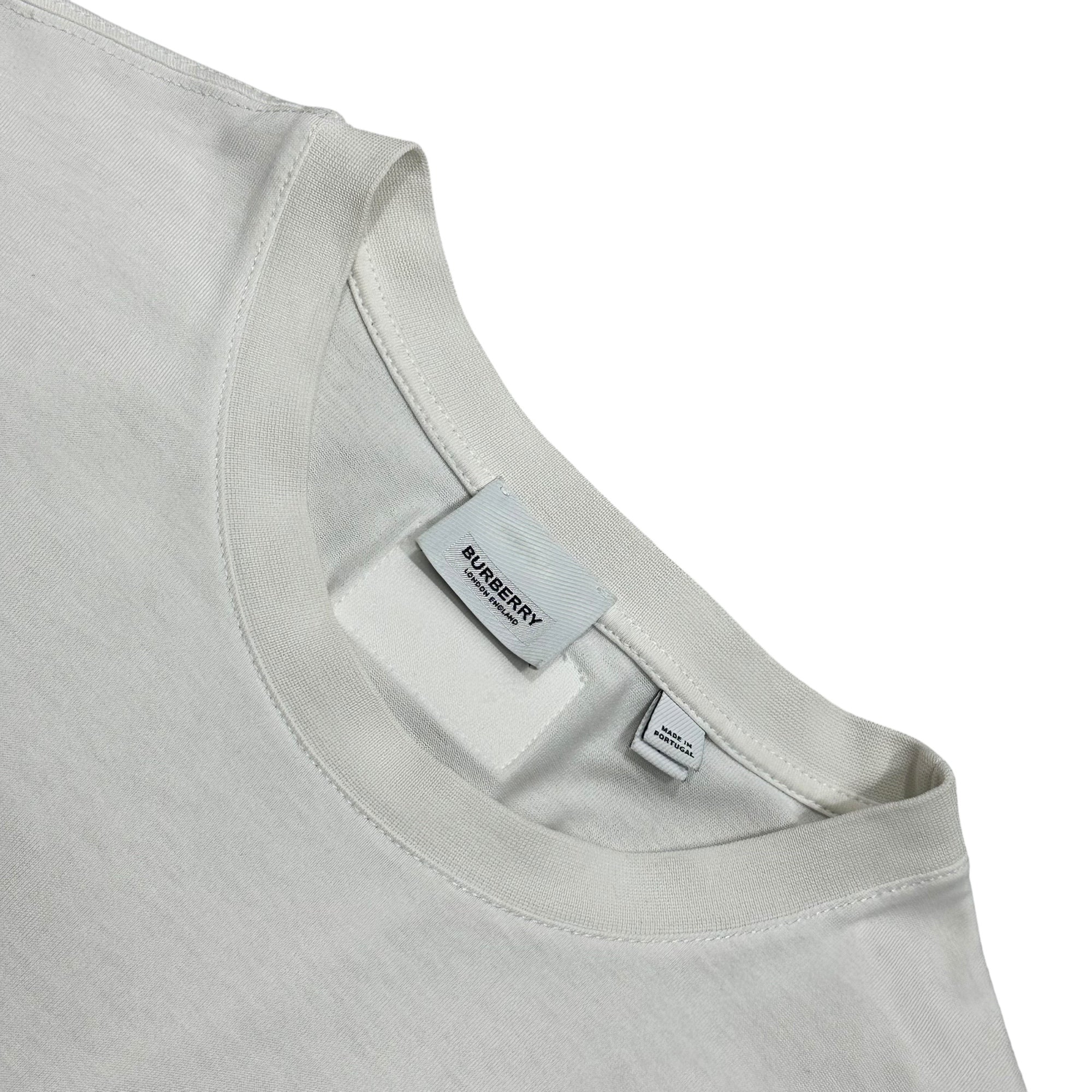 BURBERRY(バーバリー) 2020AW Labyrinth of Love T-shirt ラビリンス オブ ラブ グラフィック プリント Tシャツ 4565680 S ホワイト