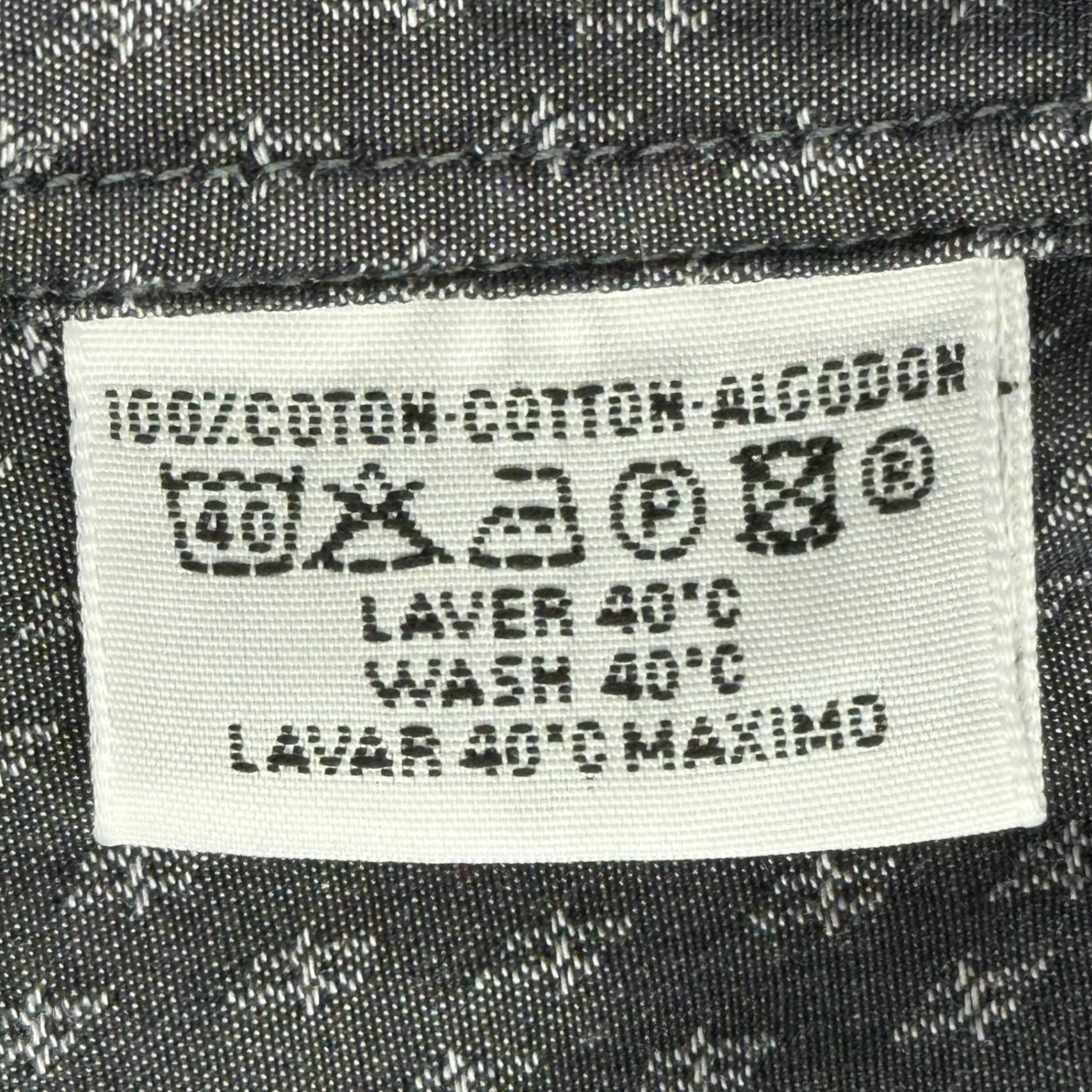 HERMES(エルメス) Vintage Diamond Stitch L/S Shirt ヴィンテージ ひし形 ステッチ 長袖 シャツ 42 16 1/2 ブラック(墨黒に近いお色味です) 国内代理店タグ無