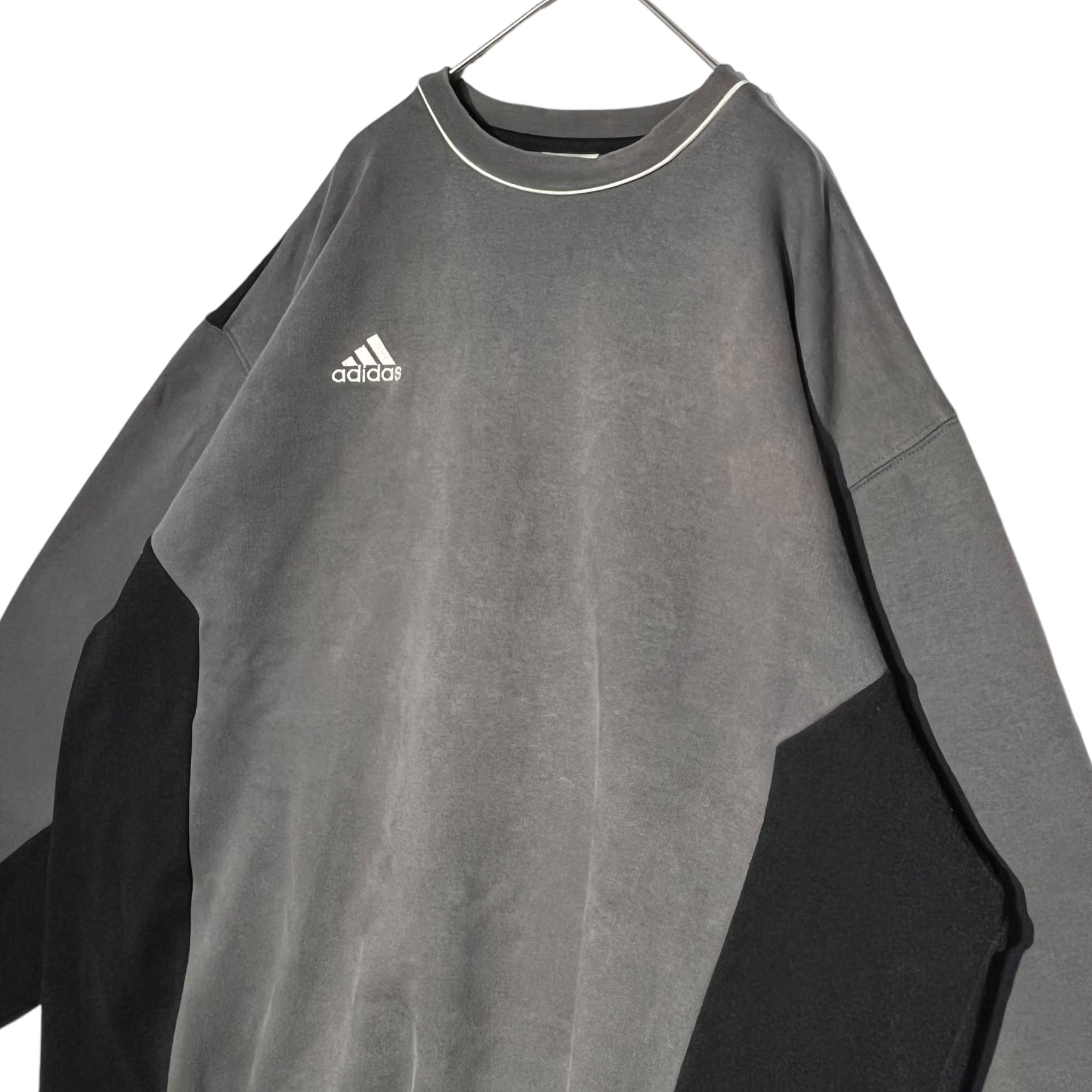 adidas(アディダス) 90’s performance logo sweatshirt パフォーマンス ロゴ スウェット L グレー ヴィンテージ