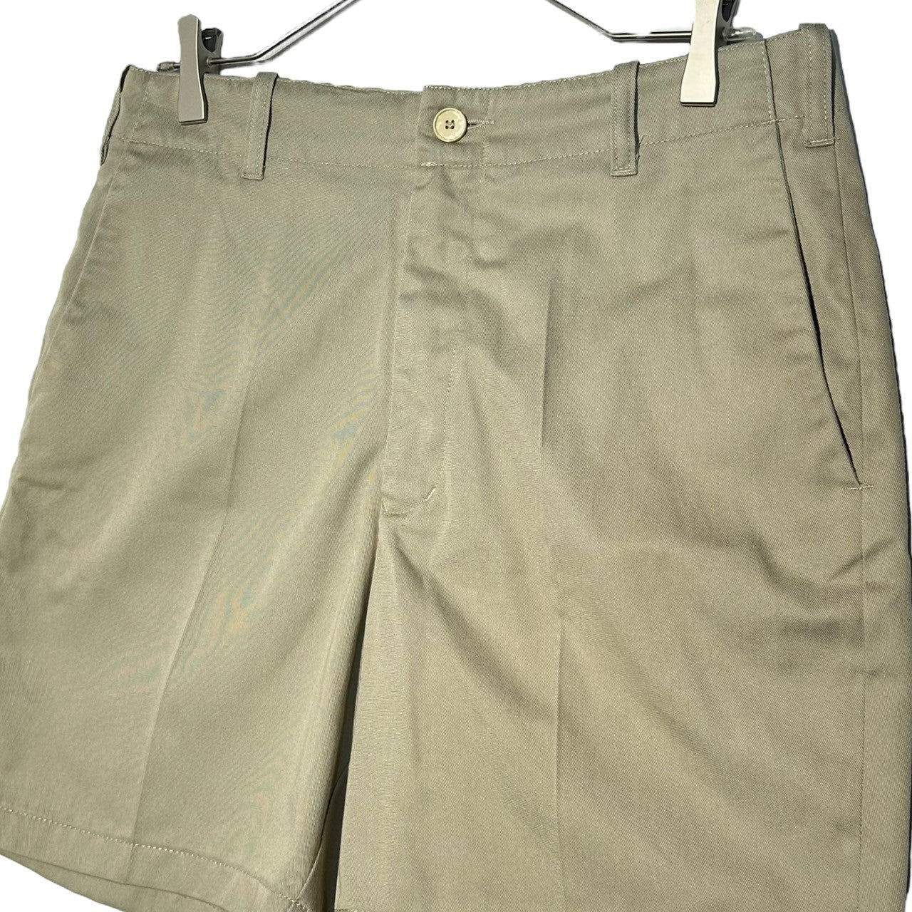 FINESSE × GOOD ENOUGH(フィネス × グッドイナフ) Back Pocket Star Tab Cotton Poly Chino Shorts バック ポケット スタータブ コットン ポリ チノ ショーツ M ベージュ