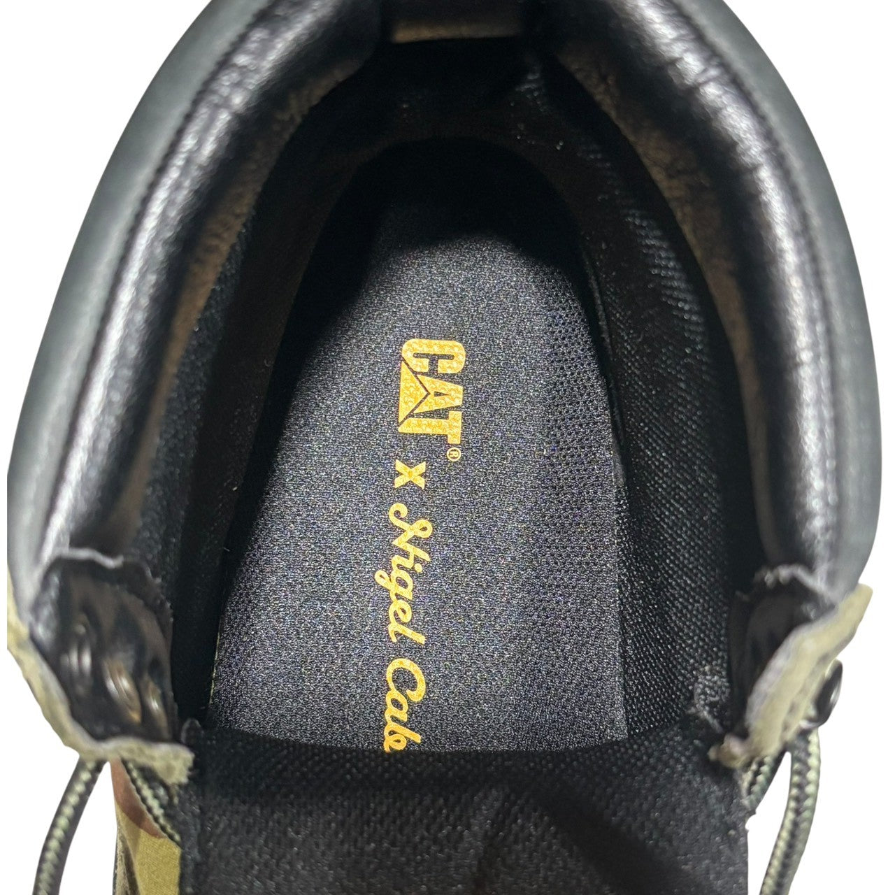 CAT×NIGEL CABOURN(キャタピラー×ナイジェルケーボン) UTAH BOOTS ワーク ブーツ US 8.5(26.5cm) ブラック×カーキ コラボ