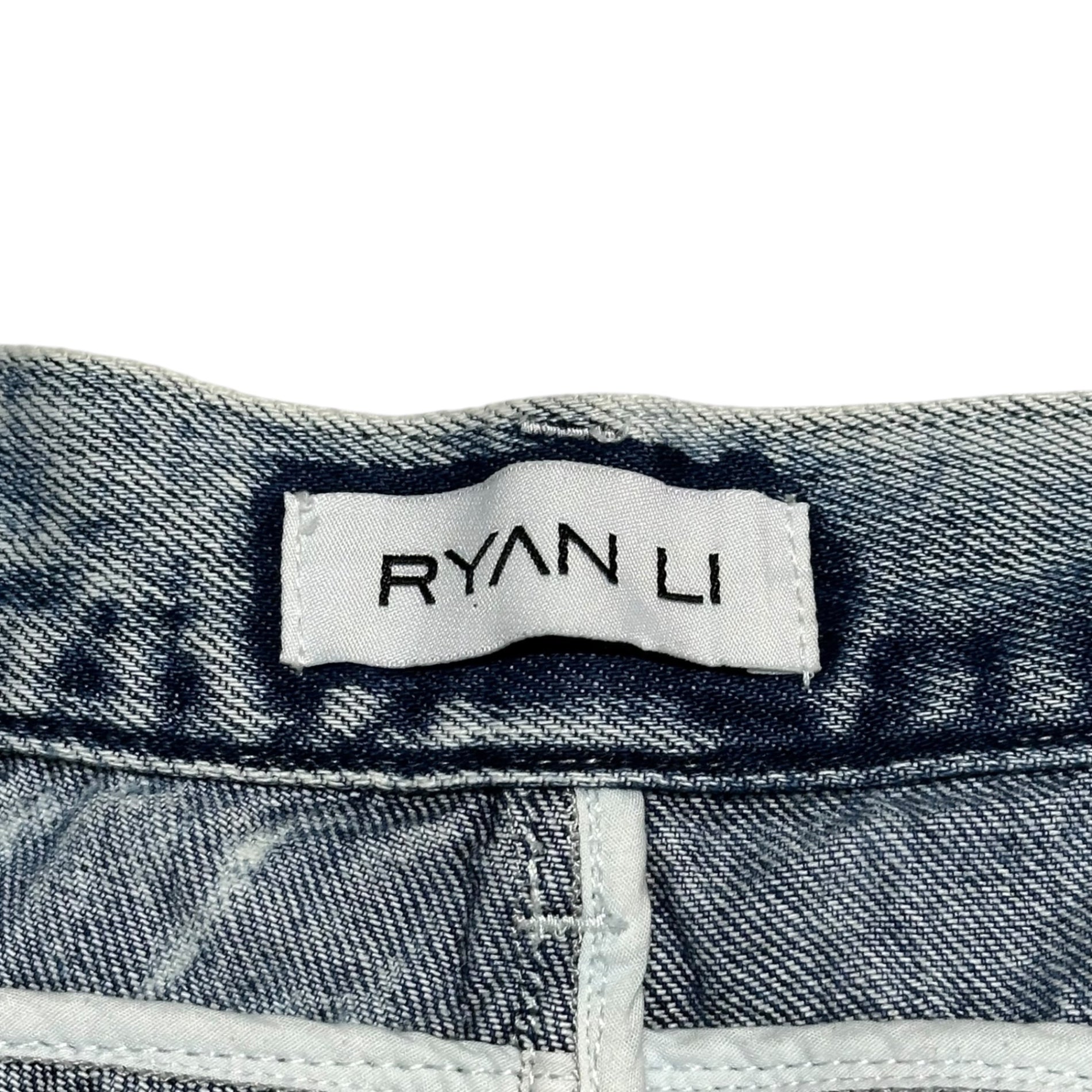 RYAN LI(リャンリー) Washed Denim Jeans ウォッシュド デニム ジーンズ パンツ M インディゴ