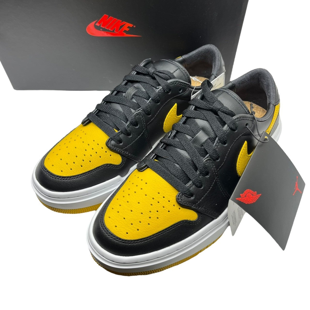 NIKE(ナイキ) Women's Air Jordan 1 Low Elevate "Yellow Ochre" ウィメンズ エアジョーダン1 ロー エレベート "イエローオークル" DH7004-007 26.0cm イエロー 箱付 ローカット スニーカー