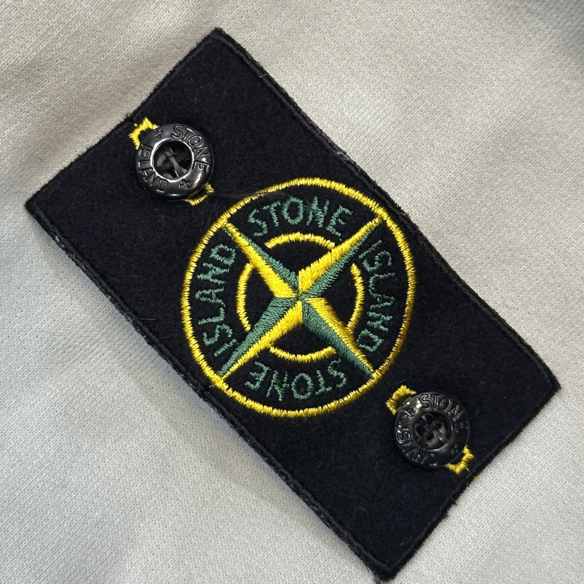 STONE ISLAND(ストーンアイランド) 2022AW COTTON FLEECE GARMENT DYED FULL ZIP SWEATSHIRT コットンプリース ガーメントダイ フルジップ スウェット シャツ 771564320 XL ライトグレー ジャケット
