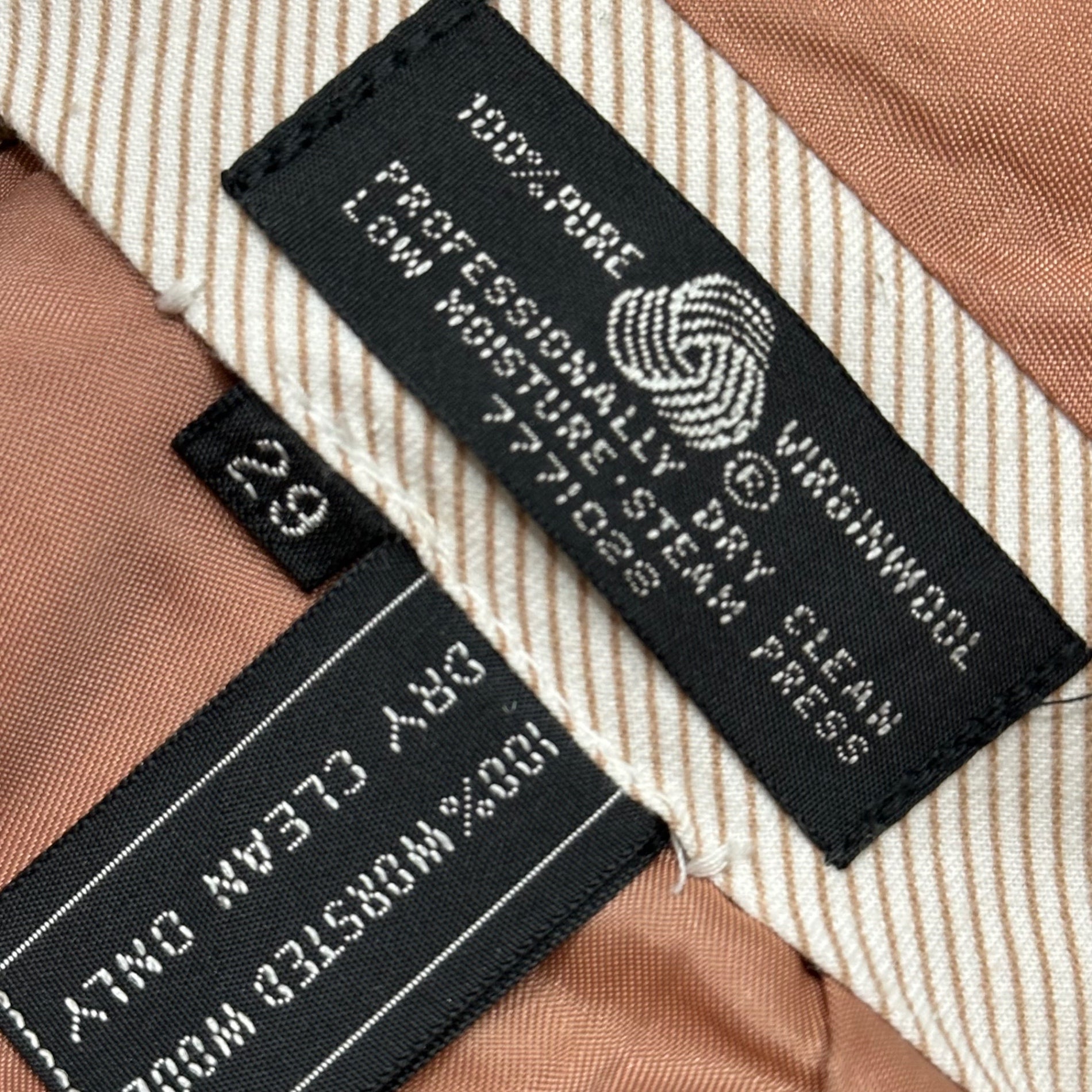 GIVENCHY(ジバンシィ) 00's  2-pleat wool slacks 2タック ウール スラックス 7771028 29 ベージュ