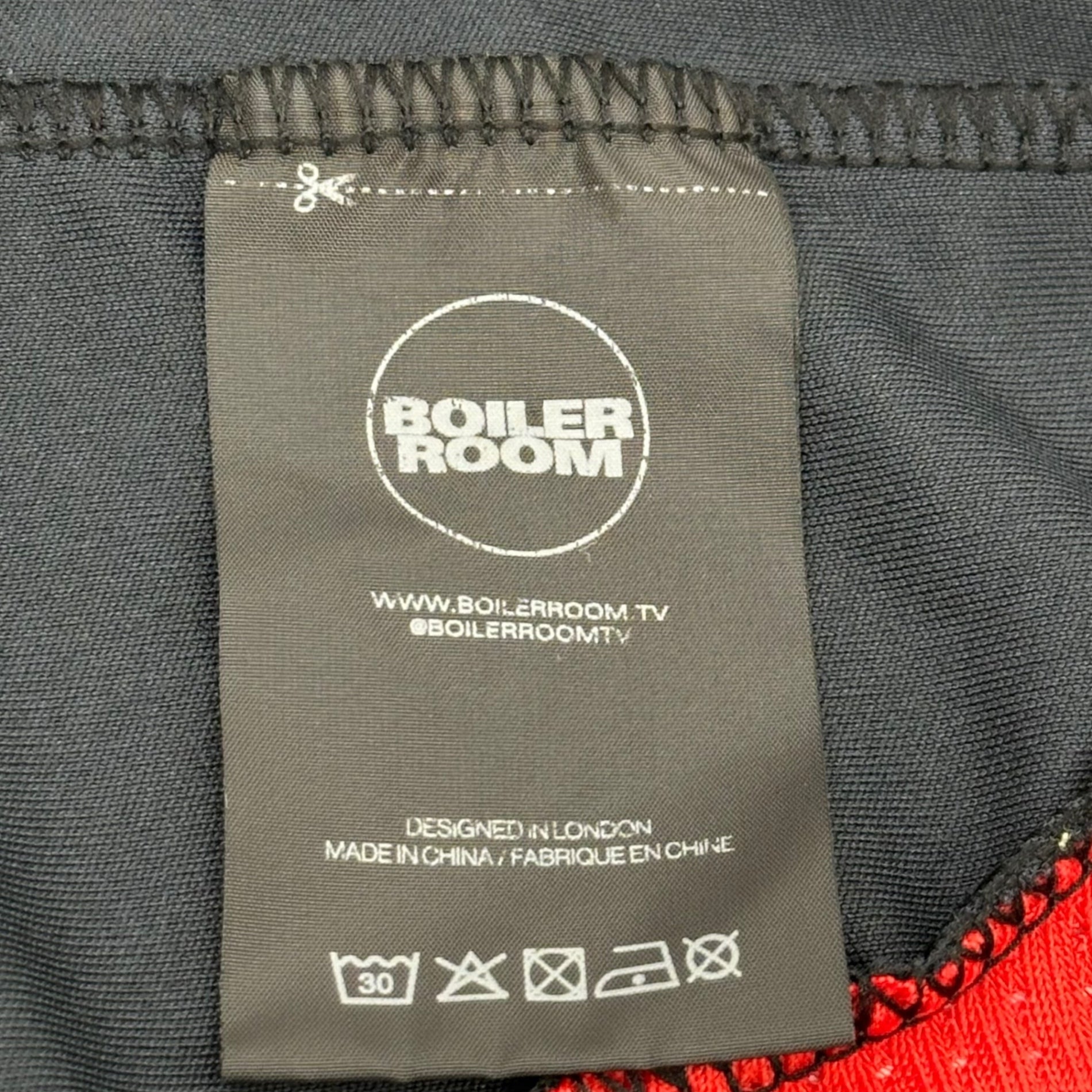 BOILER ROOM × UMBRO(ボイラールーム × アンブロ) Football Top Game Shirt フットボール トップ ゲームシャツ XL ブラック×グレー×レッド