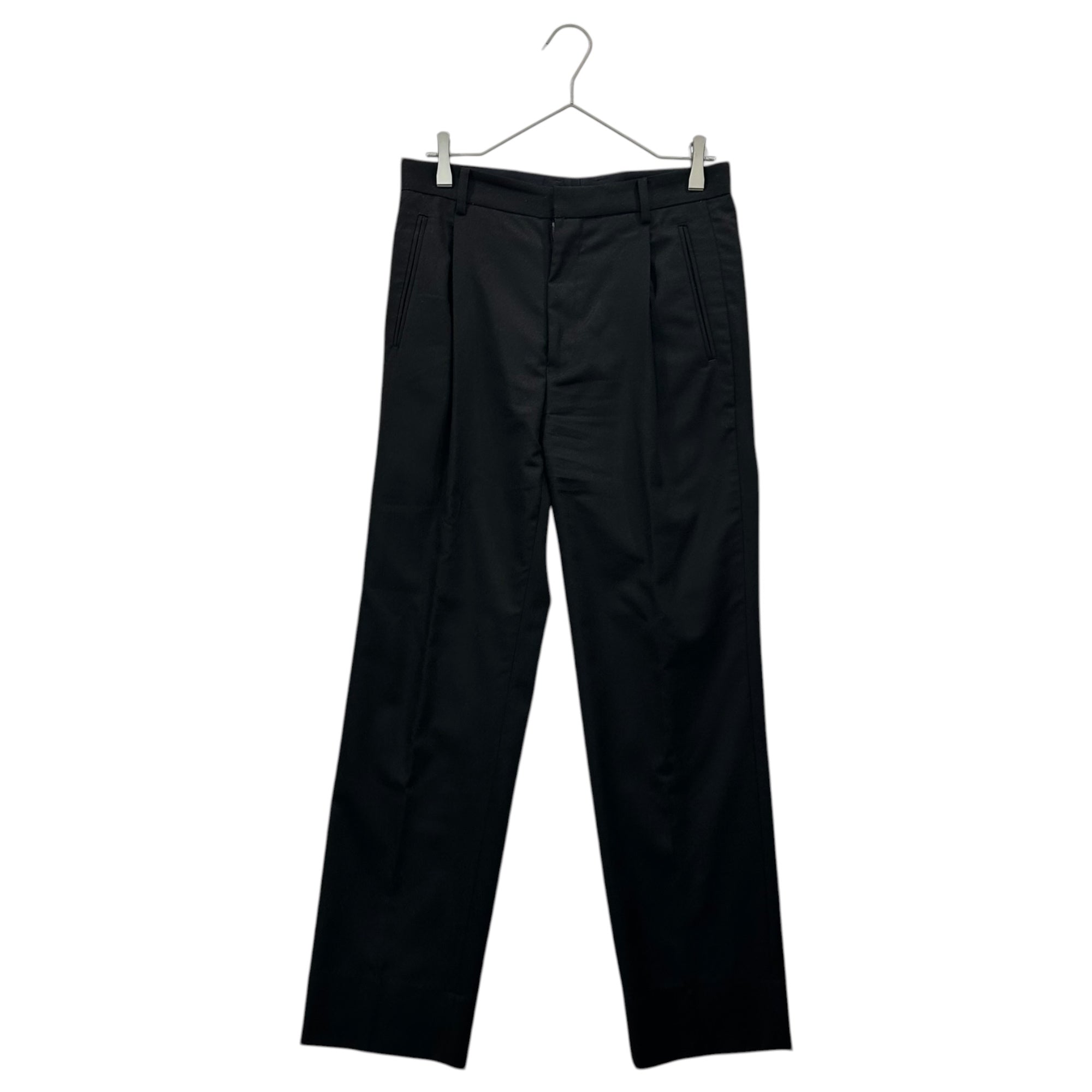 MAIN ATTRACTION(メインアトラクション) VITALE BARBERIS CANONICO Super 120’s Wool slacks ウール スラックス 4LI 9307 6004 1 ブラック パンツ