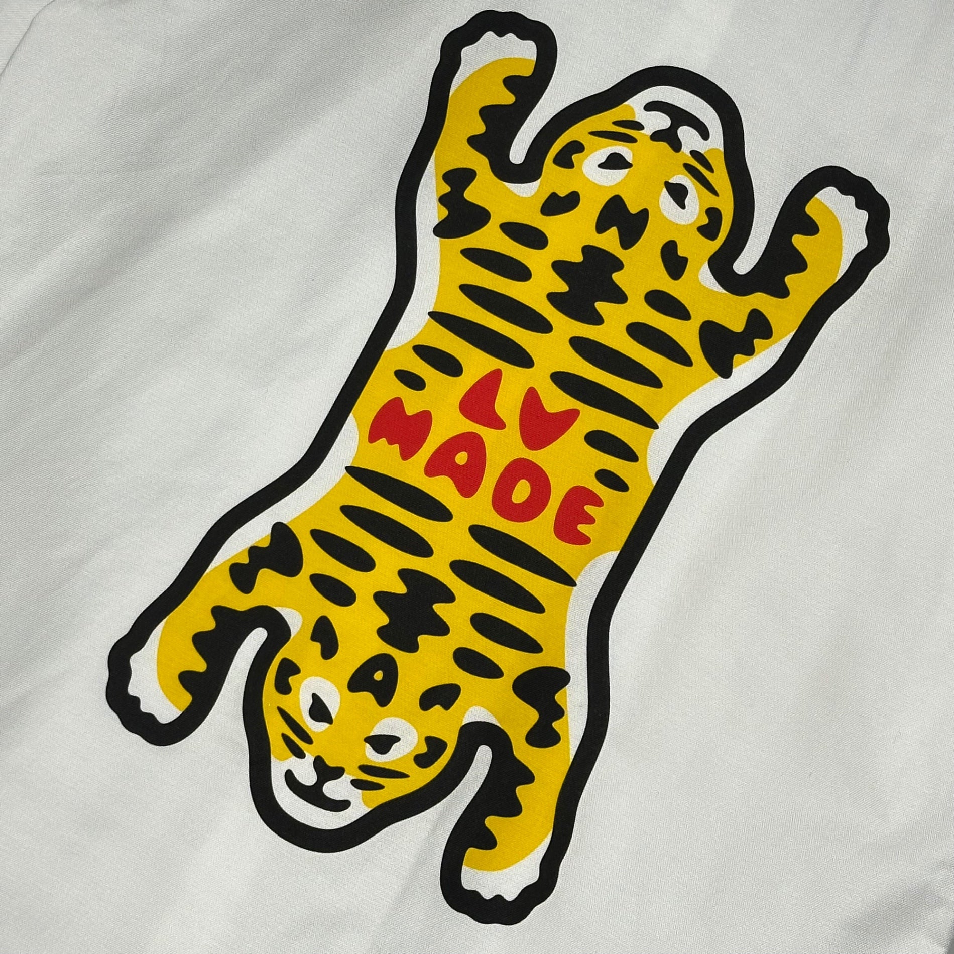 LOUIS VUITTON × NIGO(ルイヴィトン × ニゴー) 22SS Printed Tiger Mandarin Collar Long Sleeve Shirt プリンテッド タイガー マンダリン カラー 長袖 シャツ HMS02W XS ホワイト×イエロー 限定コラボアイテム