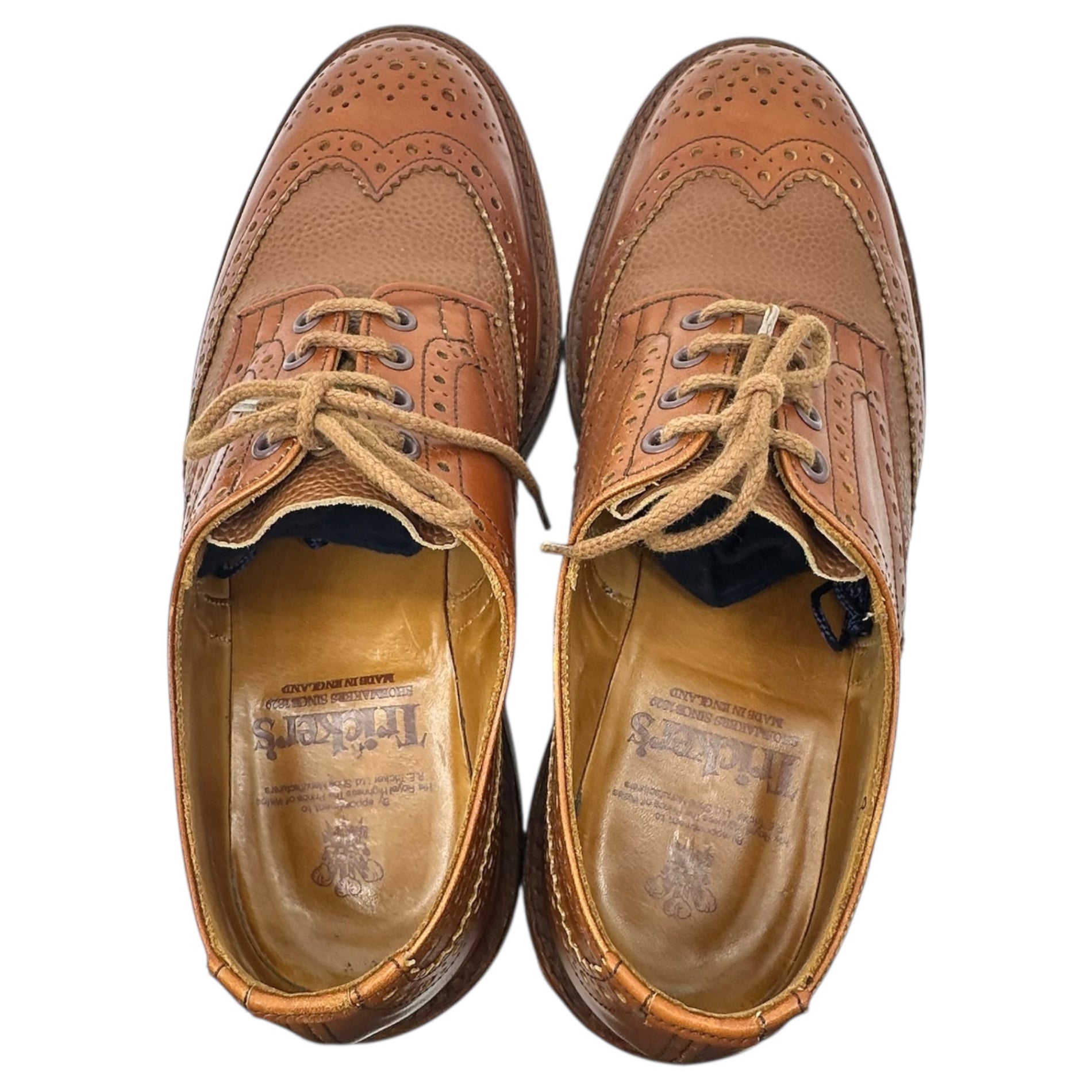 Tricker's(トリッカーズ) BOURTON バートン ウィングチップ レザー シューズ 9-5(27.5cm程度) ブラウン 革靴