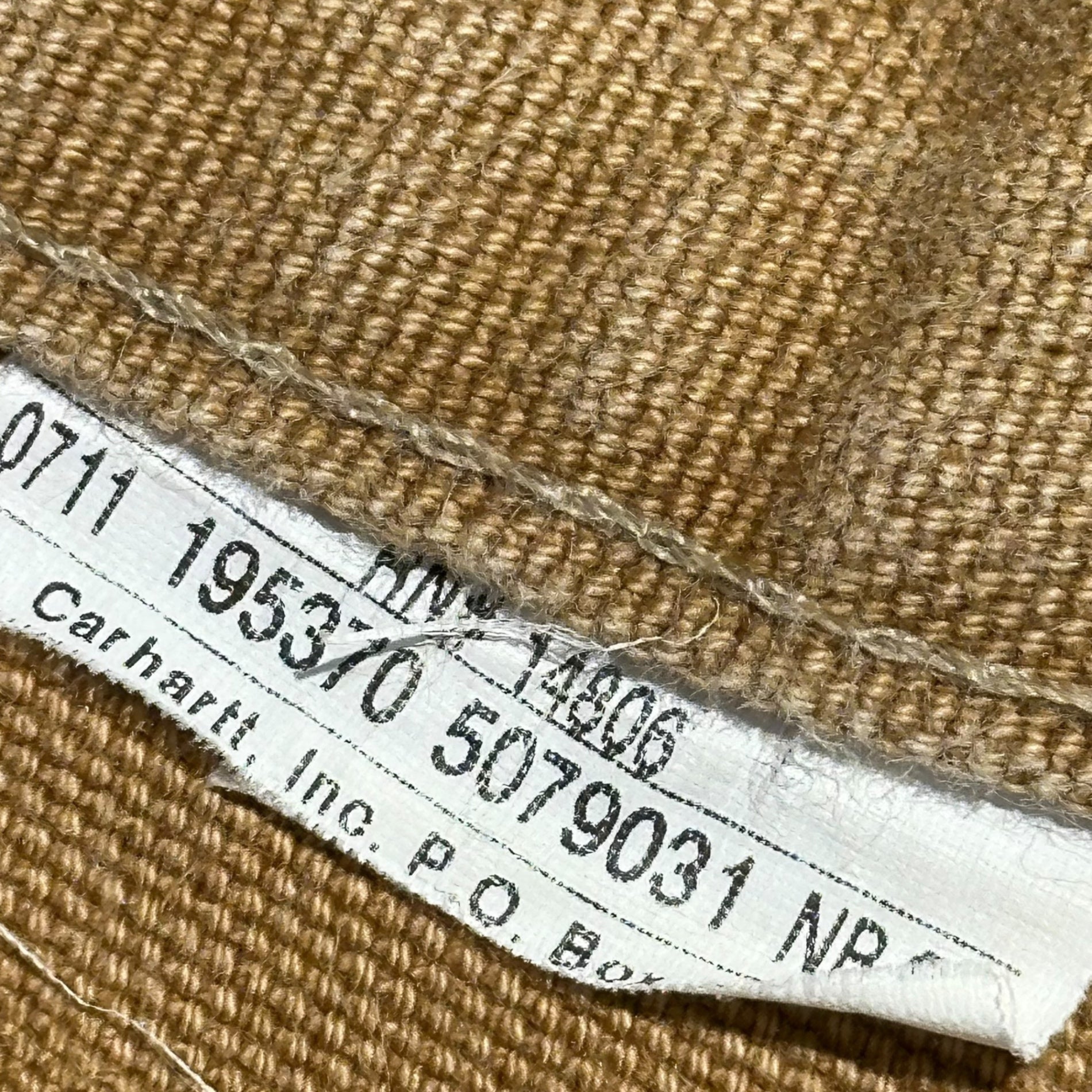 carhartt(カーハート) Double Knee Duck Work Pants ダブルニー ダック地 ワーク パンツ W34程度 ブラウン
