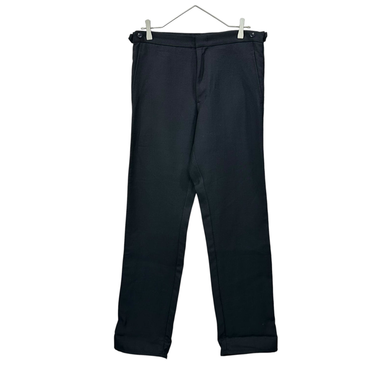 COMME des GARCONS HOMME PLUS(コムデギャルソンオムプリュス) 2001AW Mohair-Blend Straight-Leg Slacks モヘヤ混 ストレート スラックス PP-10009M M ネイビー AD2001