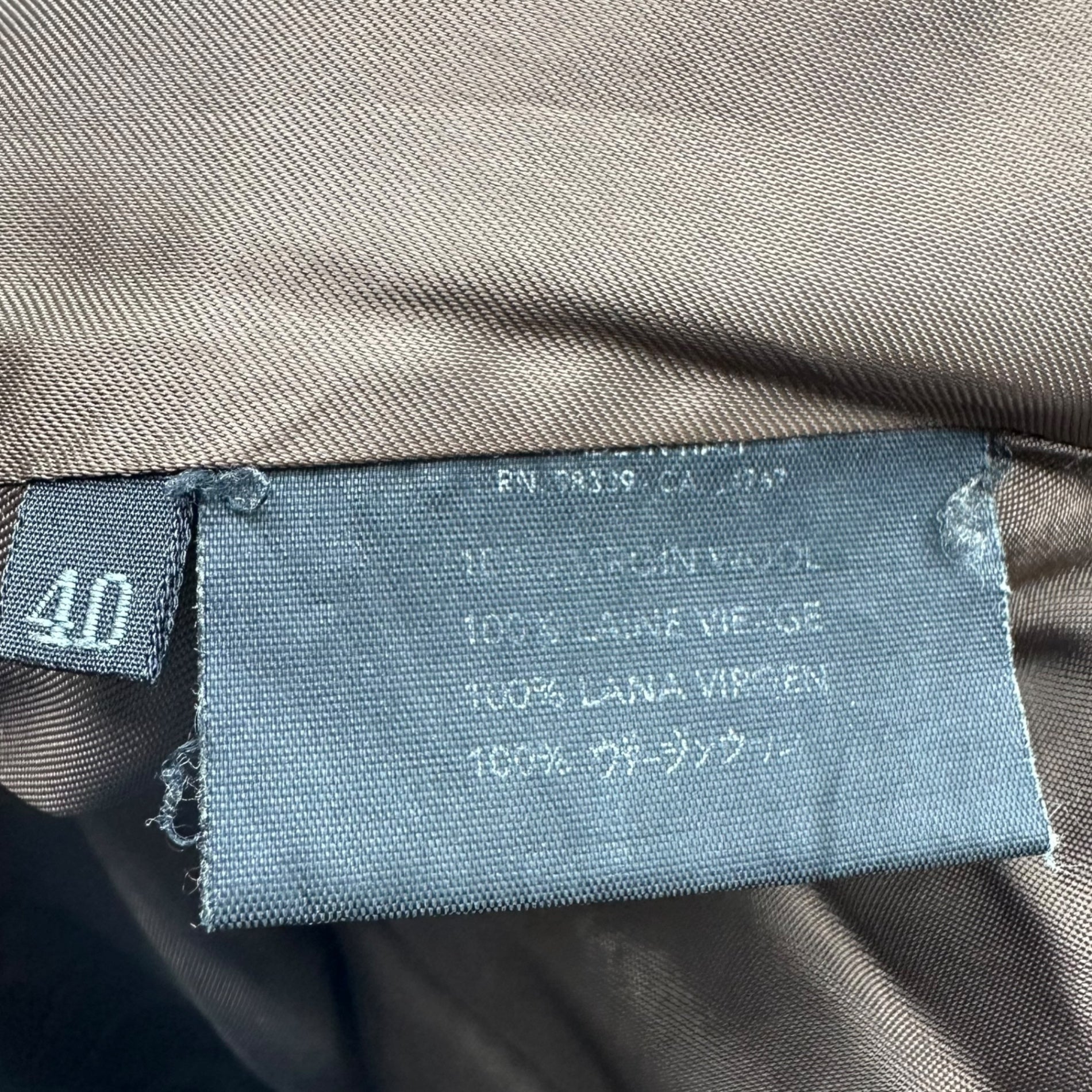PRADA(プラダ) 2000AW Wool Tweed Stand Collar Flared Coat ウール ツイード スタンドカラー フレア コート 40(L程度) ホワイト×ブラック×ピンク 00's FW