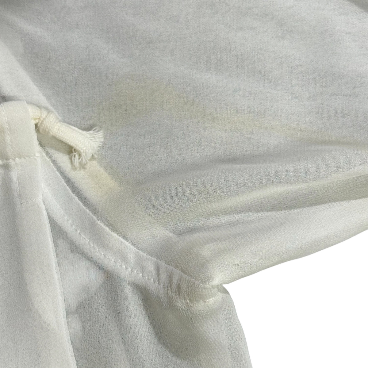 COMME des GARCONS(コムデギャルソン) 2008SS Front-Ruffled Polyester Blouse フロント フリル ポリエステル ブラウス GA-B026 S ホワイト AD2007 00s アーカイブ