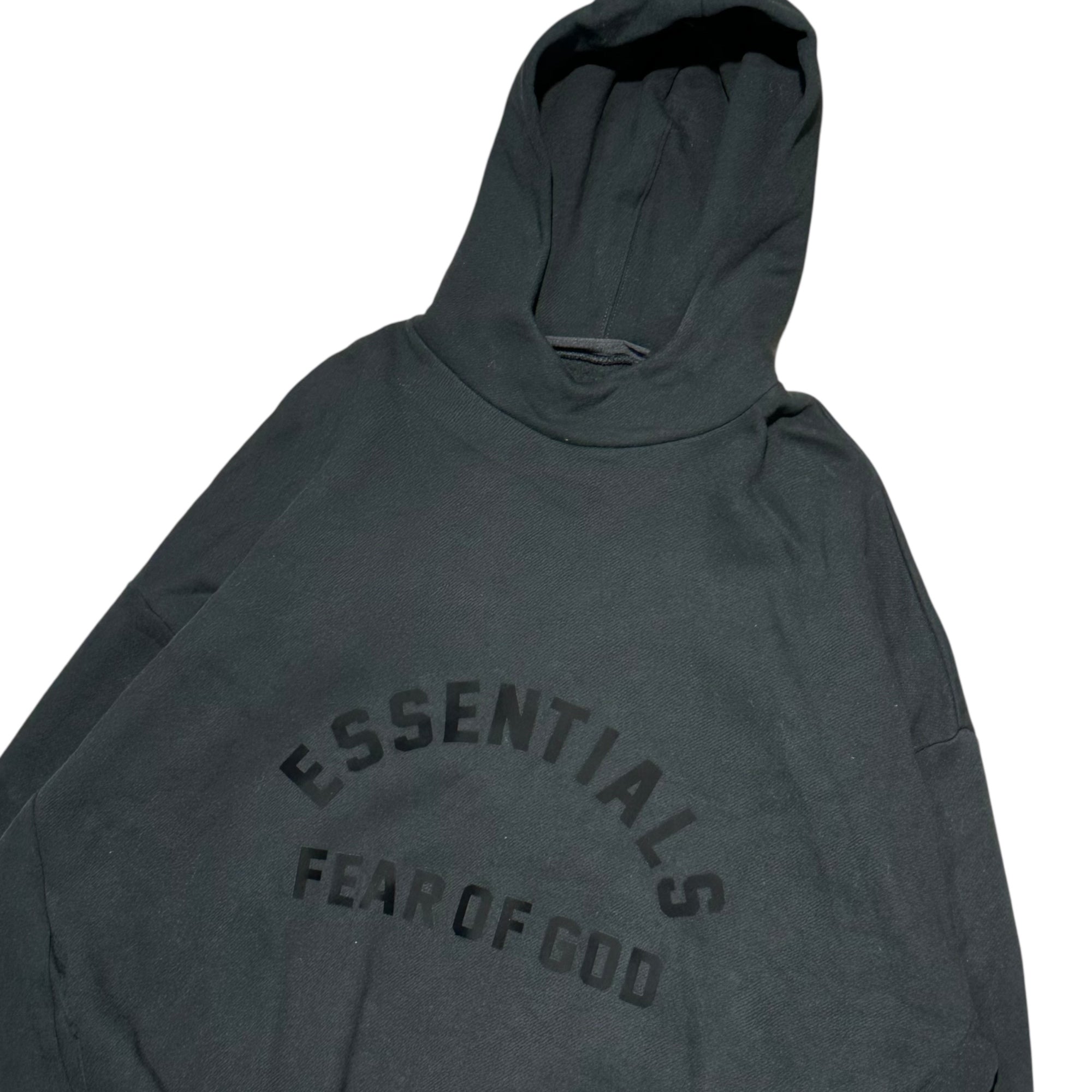 Fear Of God Essentials(フィアオブゴッドエッセンシャルズ) Logo Pullover Hoodie ロゴ プルオーバー パーカー XS ブラック