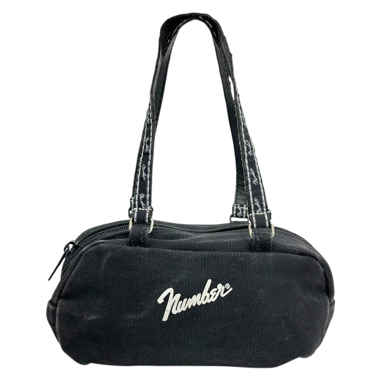 NUMBER (N)INE(ナンバーナイン) 05AW THS期 FENDER LOGO BOSTON BAG ザ ハイストリーツ期 フェンダーロゴ ボストン バッグ ブラック 宮下貴裕 本人期 稀少