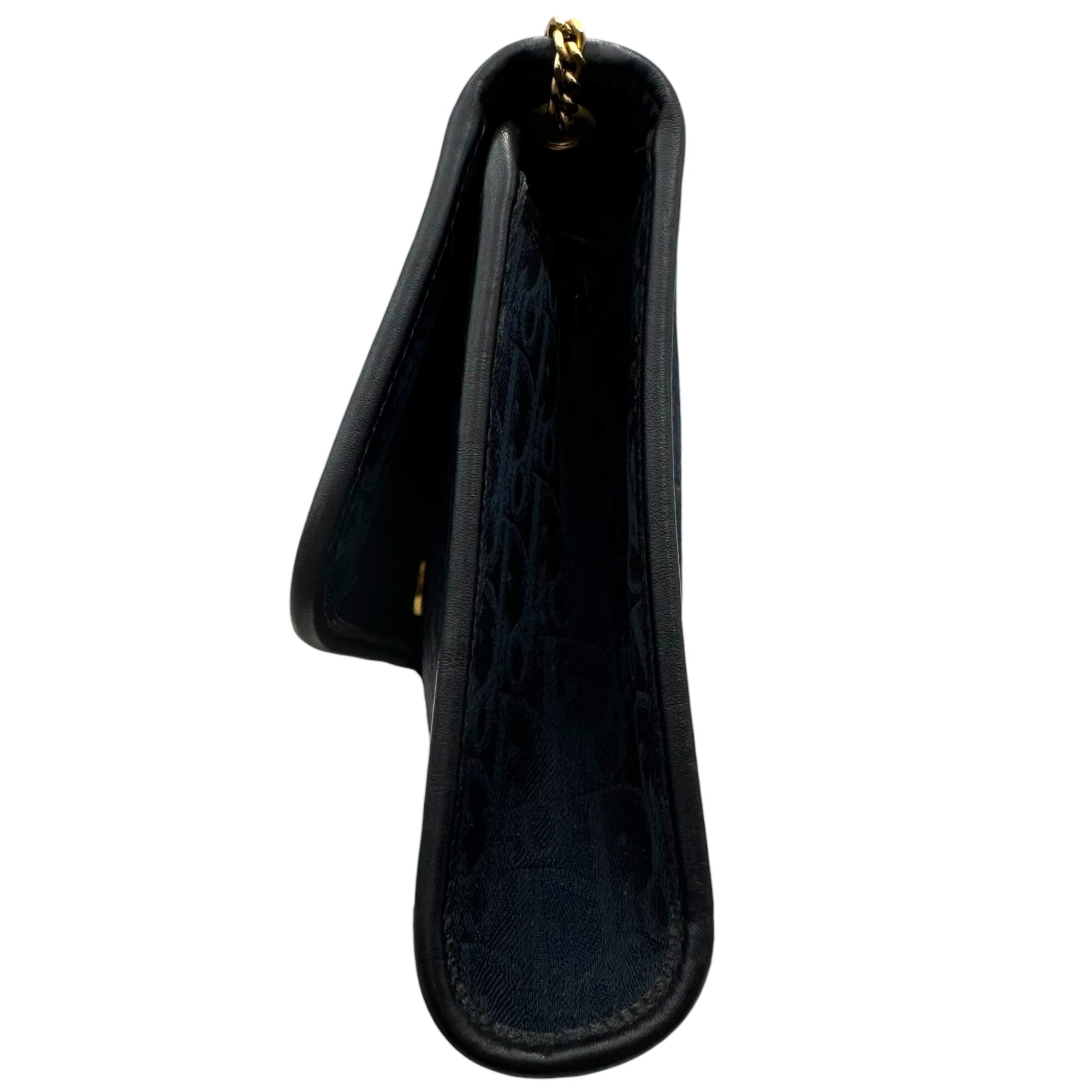 Christian Dior(クリスチャンディオール) 1970's Trotter Chain Shoulder Bag トロッター チェーン ショルダー バッグ ネイビー 70年代 ヴィンテージ