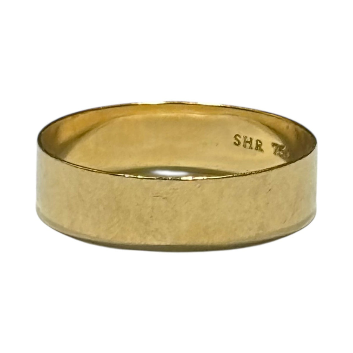 SHIHARA(シハラ) K18 Plate Ring 5.0 プレート リング 15号 ゴールド 指輪
