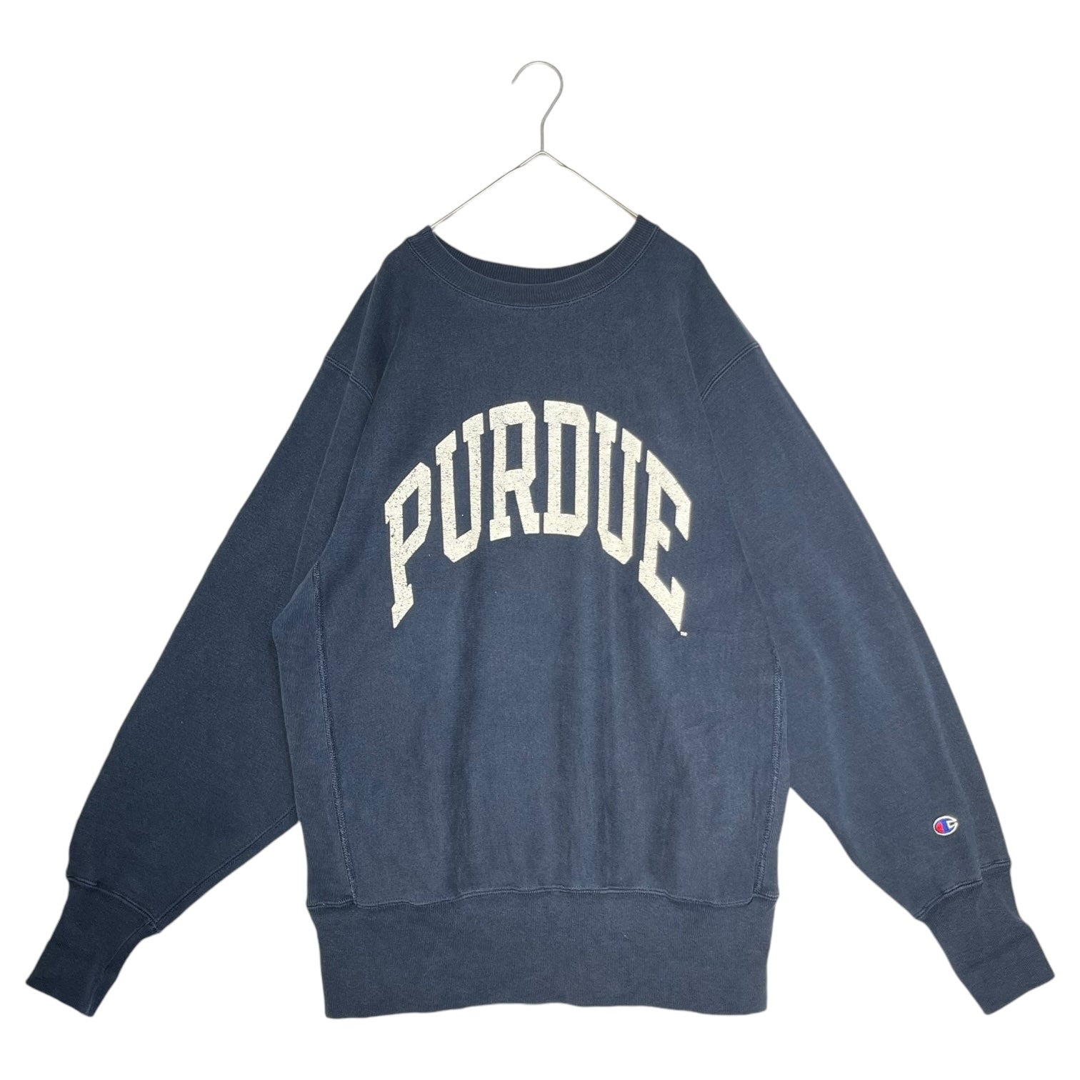 Champion(チャンピオン) 90's ”PUROUE” VINTAGE REVERSE WEAVE SWEAT SHIRT ヴィンテージ リバースウィーブ スウェット L ネイビー 90年代 トリコタグ