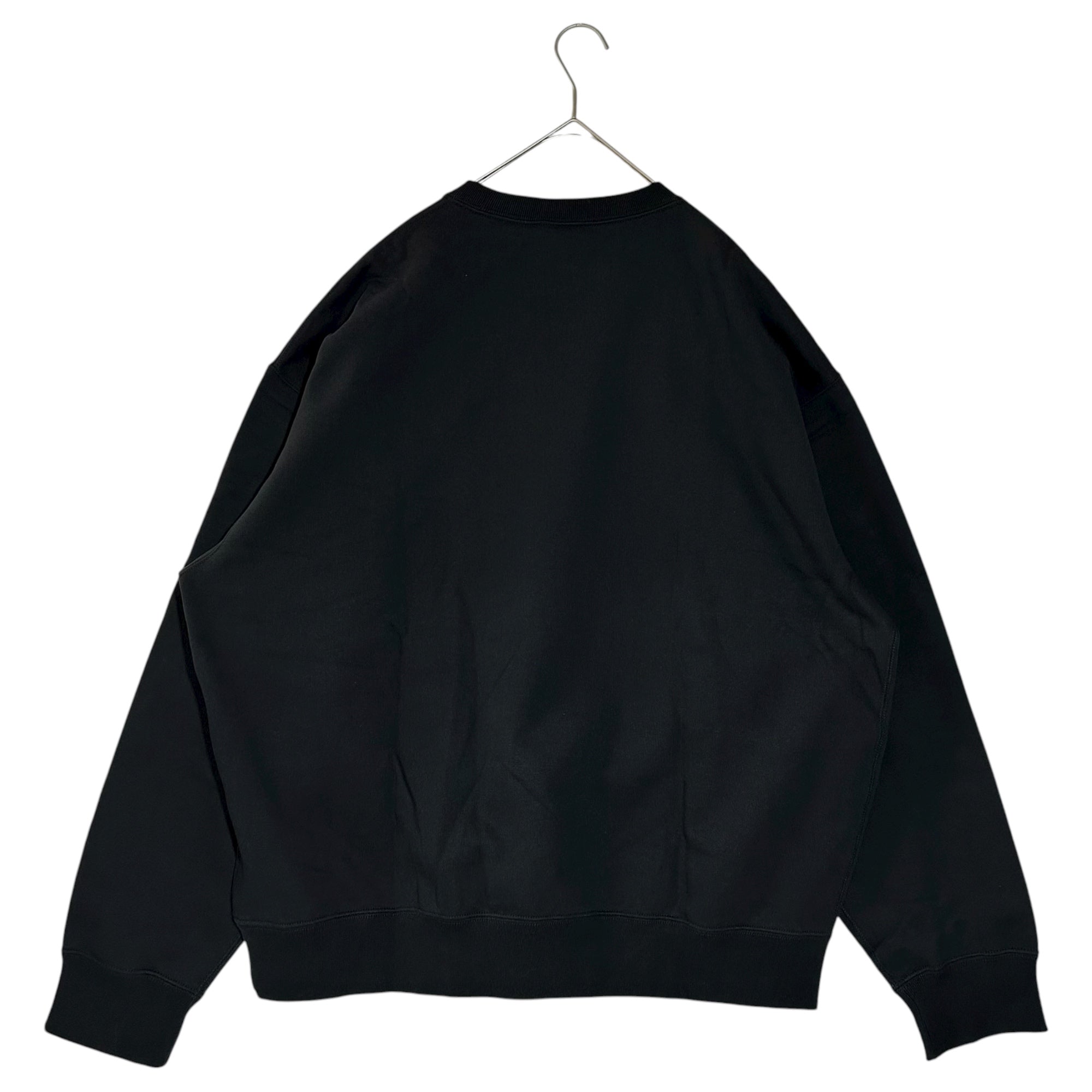 NIKE(ナイキ) AS M NK SOLO SWSH FLC CRW ＆ CF PANT ソロ スウッシュ フリース クルーネック スウェット ＆ スウェット パンツ セットアップ DX1362-010 / DX1365-010 TP : XXL PT : L ブラック 上下