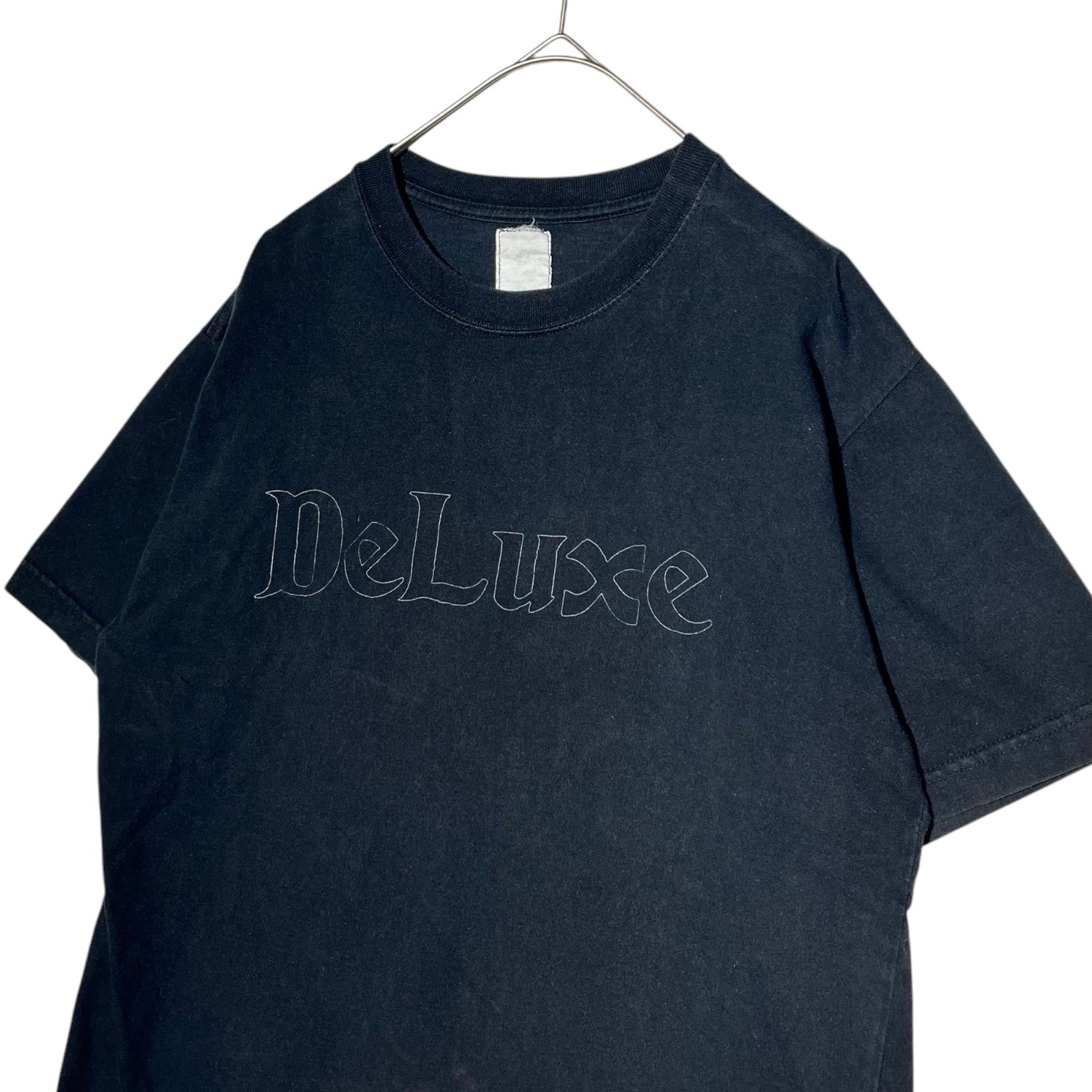 NEIGHBORHOOD(ネイバーフッド) 00's DELUXE PRINT T-SHIRT デラックス プリント Tシャツ 印字消え(S程度) ブラック