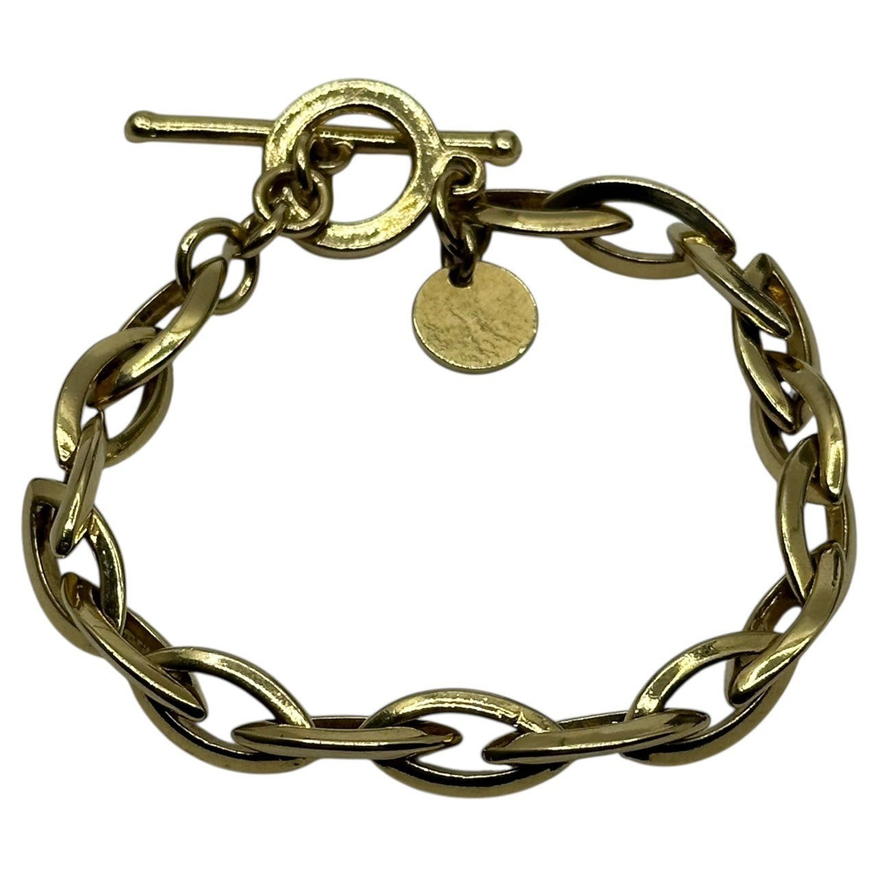 PHILIPPE AUDIBERT(フィリップオーディベール) Gold-colored design chain bracelet ゴールドカラー デザイン チェーン ブレスレット　　　 ゴールド