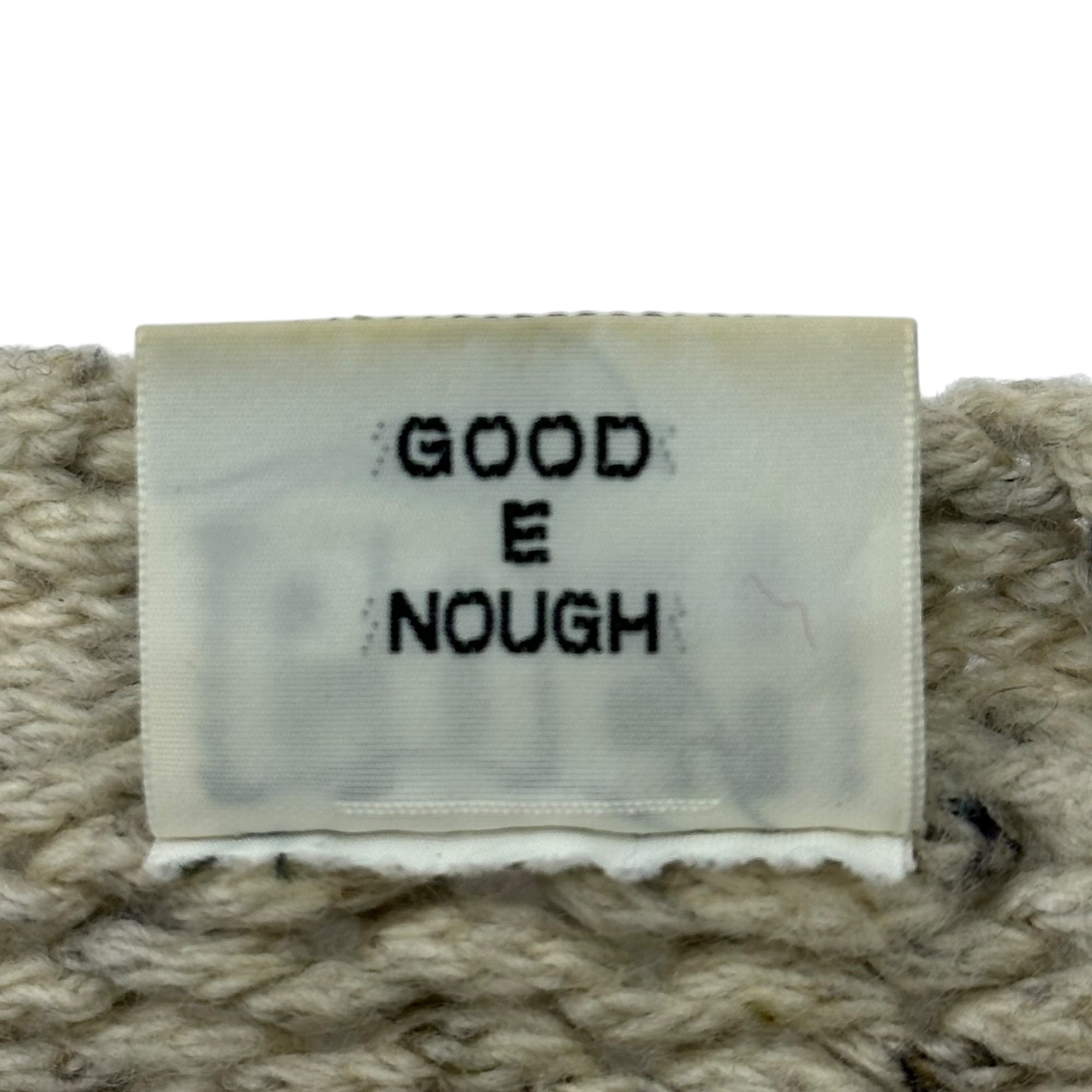 GOODENOUGH(グッドイナフ) 00's Pullover Cable Knit  00年代 プルオーバー ケーブル ニット ローゲージ M アイボリー