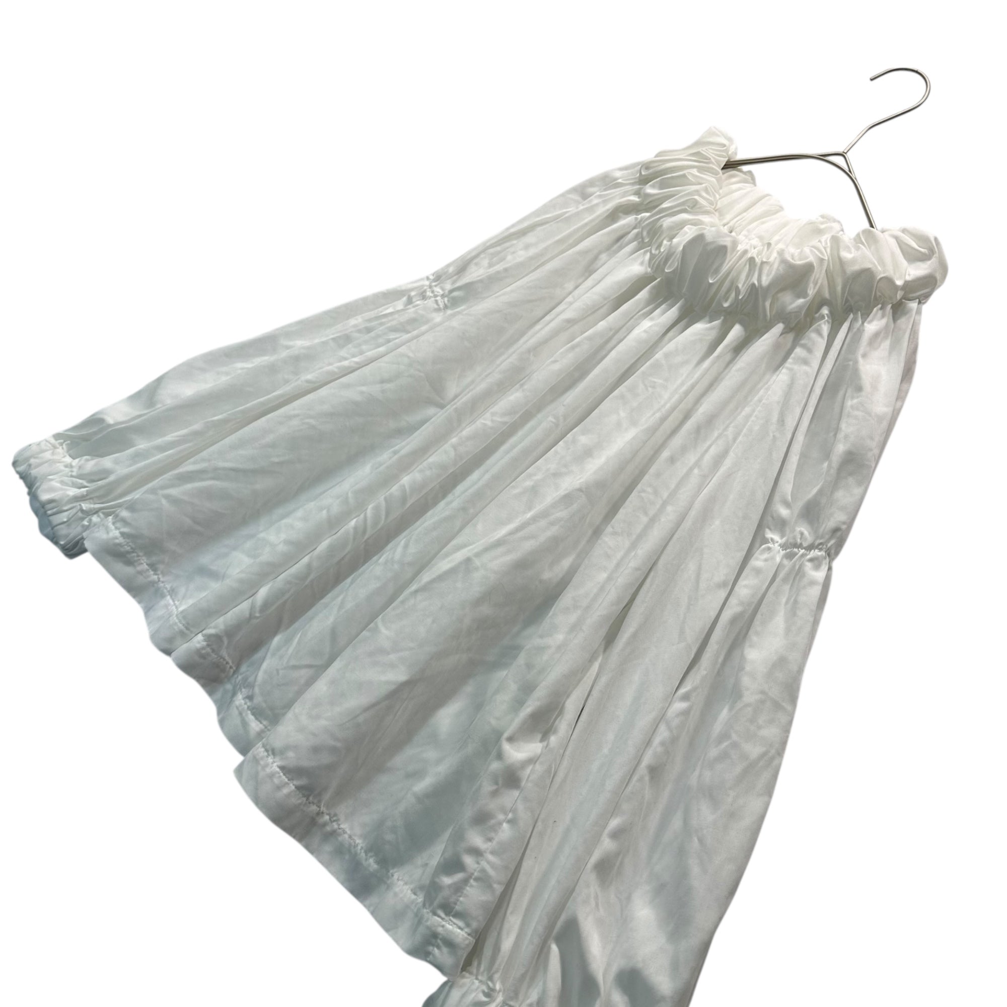 COMME des GARCONS COMME des GARCONS(コムデギャルソンコムデギャルソン) 20SS Balloon Sleeve Clown Gathered Blouse バルーンスリーブ ピエロ ギャザー ブラウス RE-B007 XS ホワイト AD2019