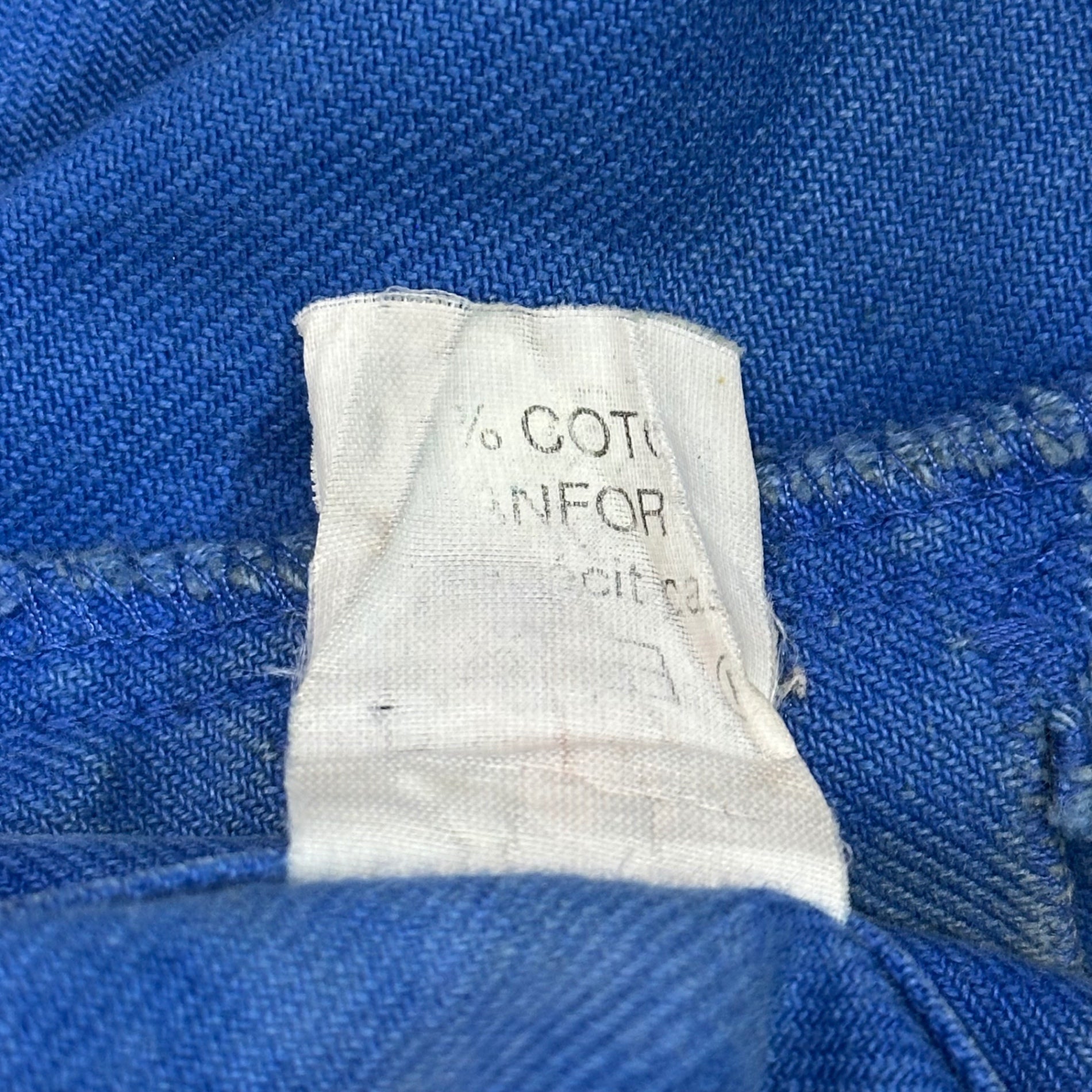 FRENCH VINTAGE(フレンチ ヴィンテージ) 50~60's BORO French Work Custom Pants 「ボロ」 フレンチ ワーク カスタム パンツ ブルー 1950～1960年代 ヴィンテージ