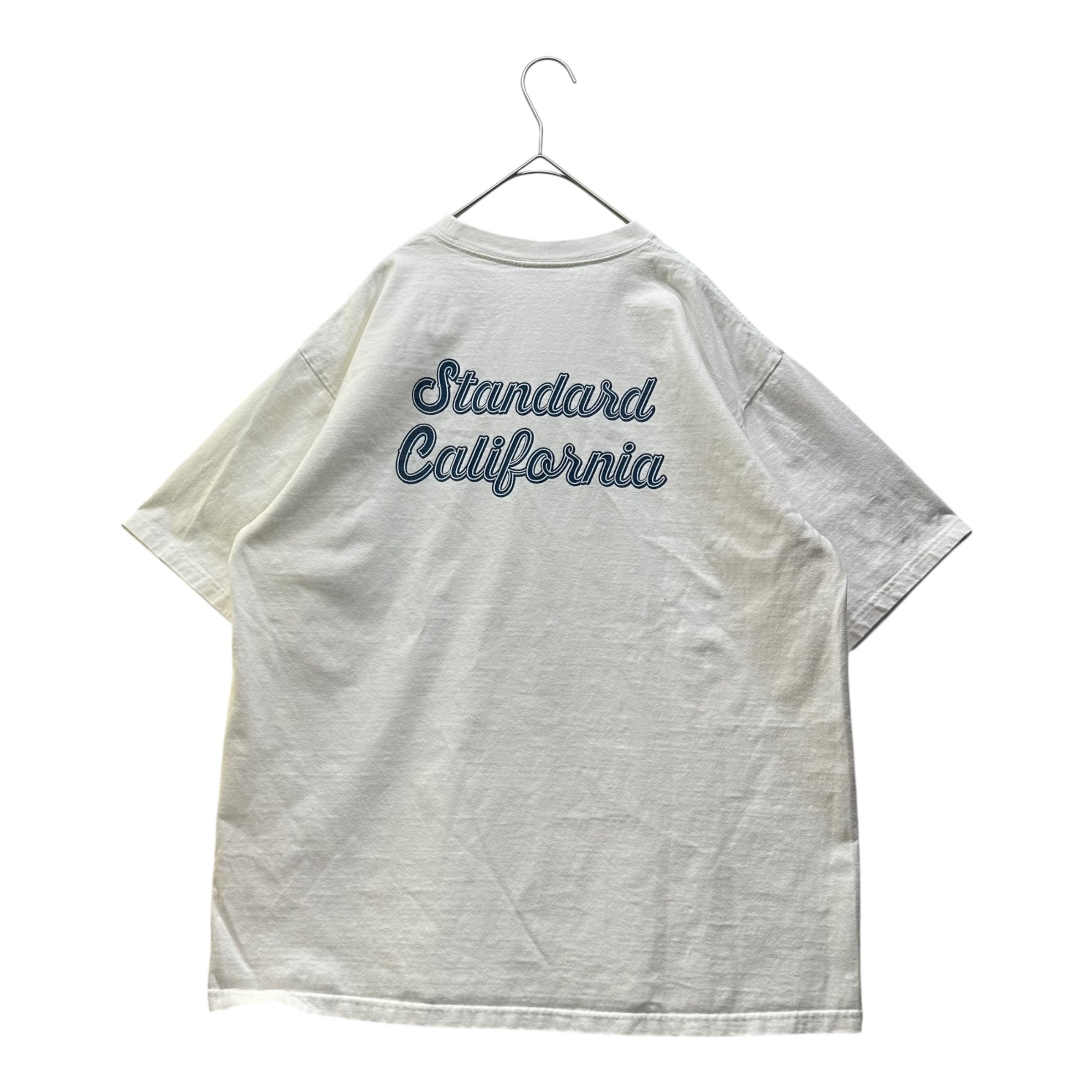 STANDARD CALIFORNIA(スタンダードカリフォルニア) SD Heavyweight Modern Twist Signs Logo T ロゴ 半袖 Tシャツ L ホワイト