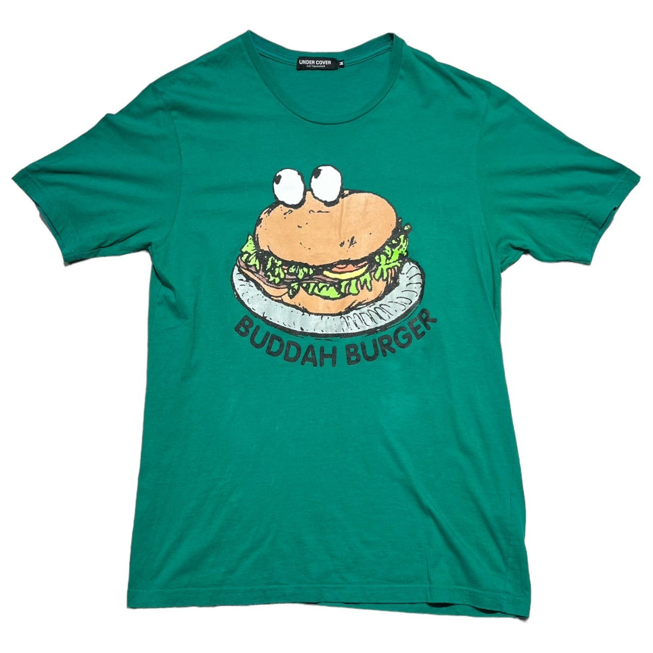 UNDERCOVER(アンダーカバー) BUDDAH BURGER T-SHIRT ブッダバーガー Tシャツ ハンバーガー 2(M) グリー