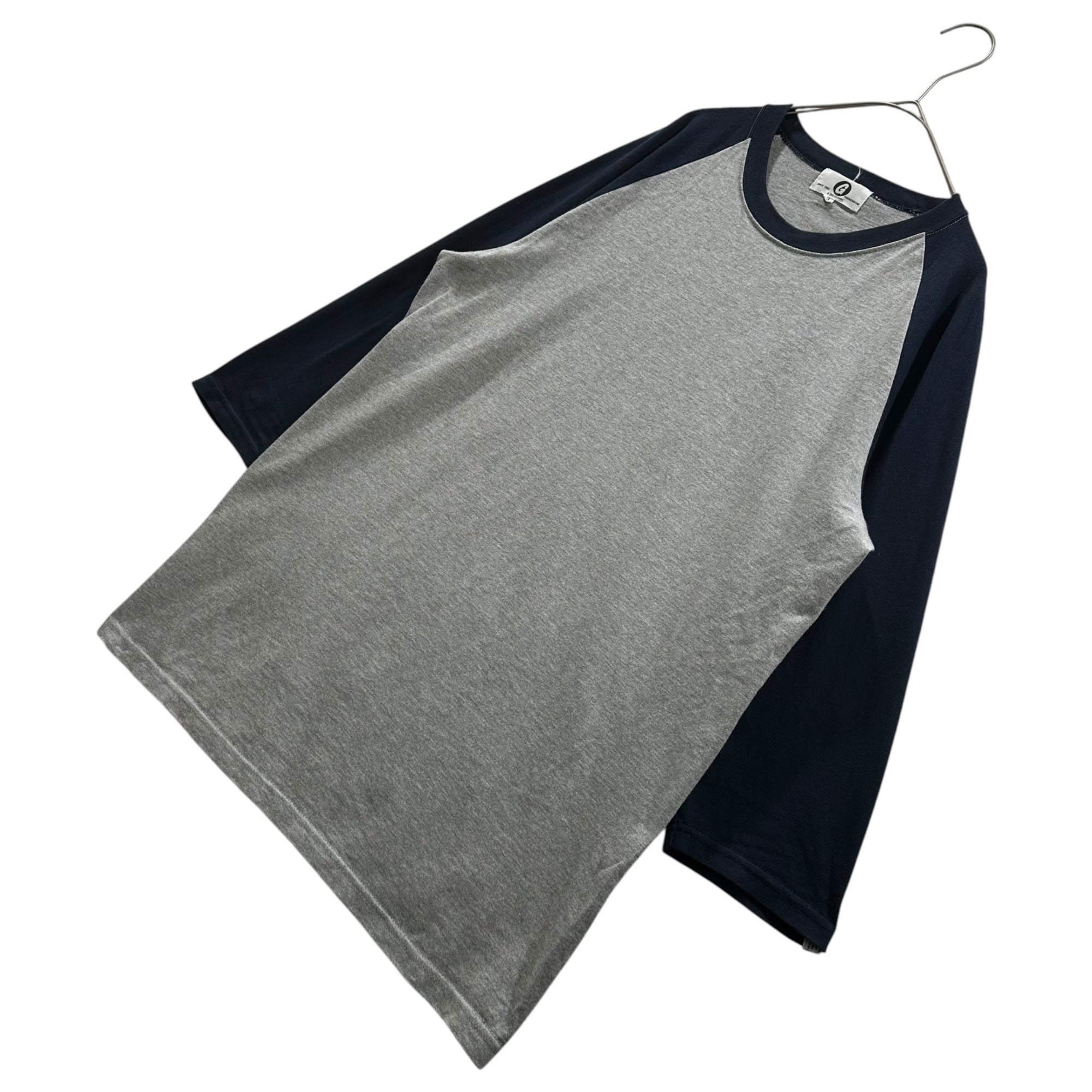 GOODENOUGH(グッドイナフ) Glam G One-Point Logo 7/8 Sleeve Raglan Cut and Sewn グラムG ワンポイント ロゴ 7分袖 ラグラン カットソー 3 ネイビー×グレー