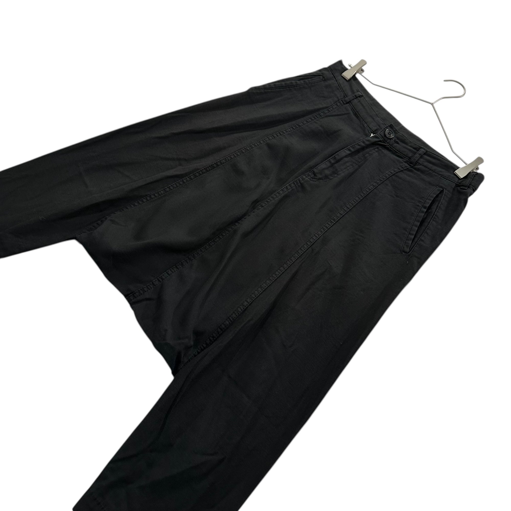 BLACK COMME des GARCONS(ブラックコムデギャルソン) 14AW コットン サルエルパンツ Cotton Sarouel Pants 1C-P014 XS ブラック