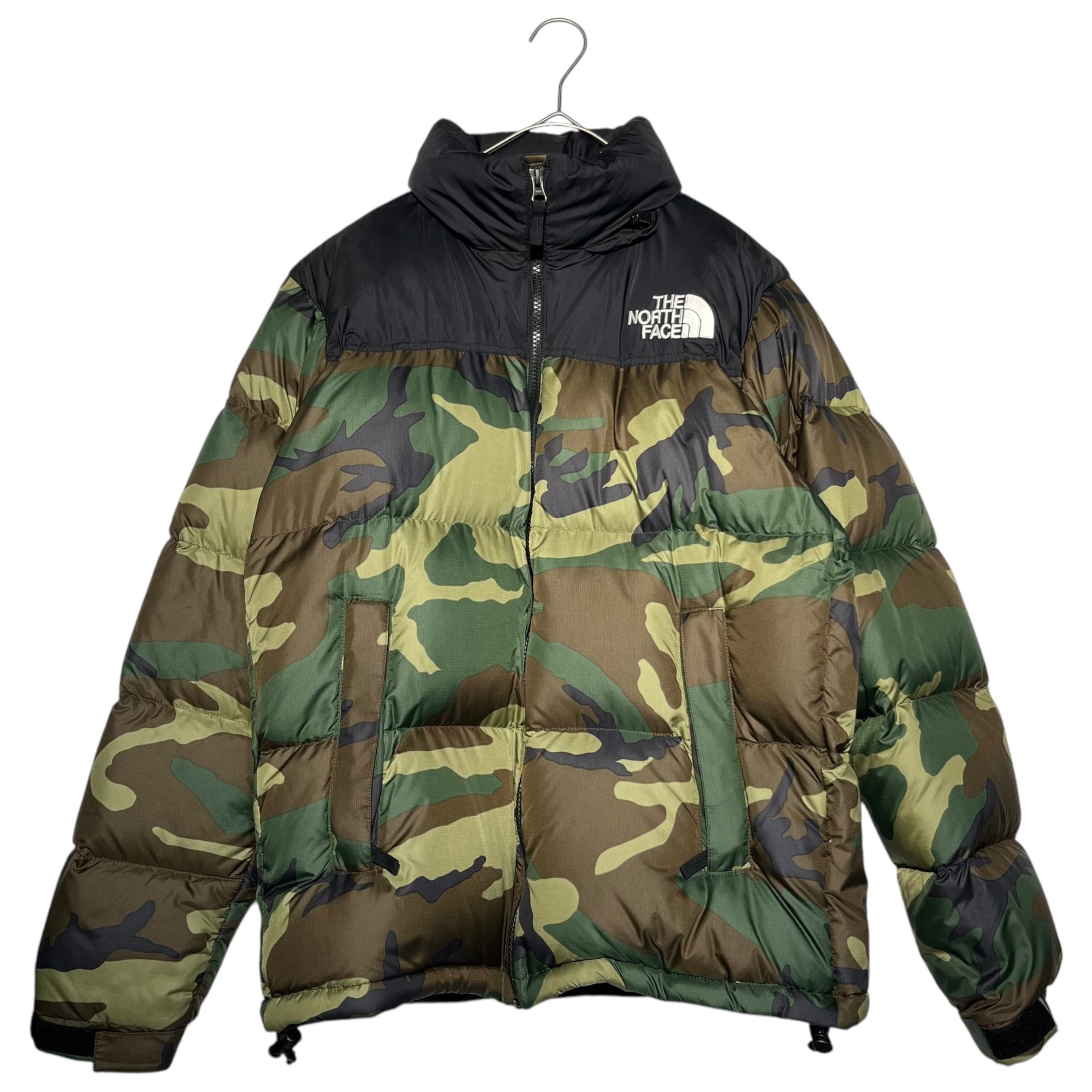 THE NORTH FACE(ノースフェイス) Camouflage Nuptse Down Jacket 迷彩 ヌプシ ダウン ジャケット ND91632 M カーキ×ブラウン×ブラック