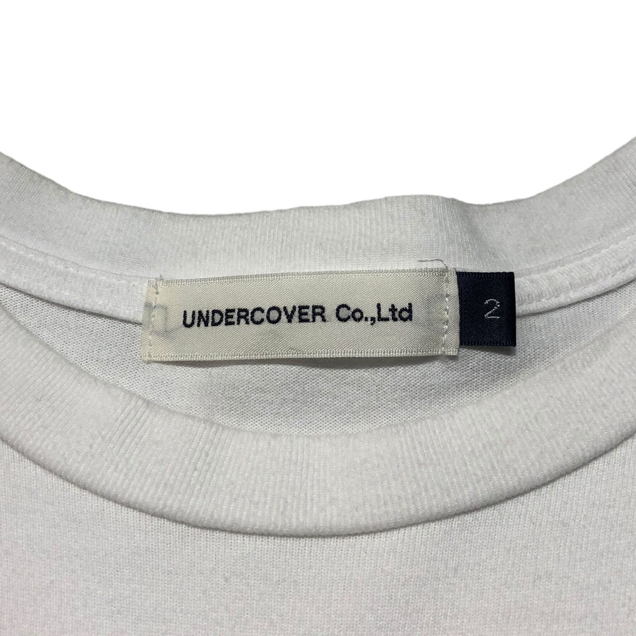 UNDERCOVER(アンダーカバー) U logo TEE U ロゴ Tシャツ UC1A3816 2(Mサイズ程度) ホワイト 半袖 プリント