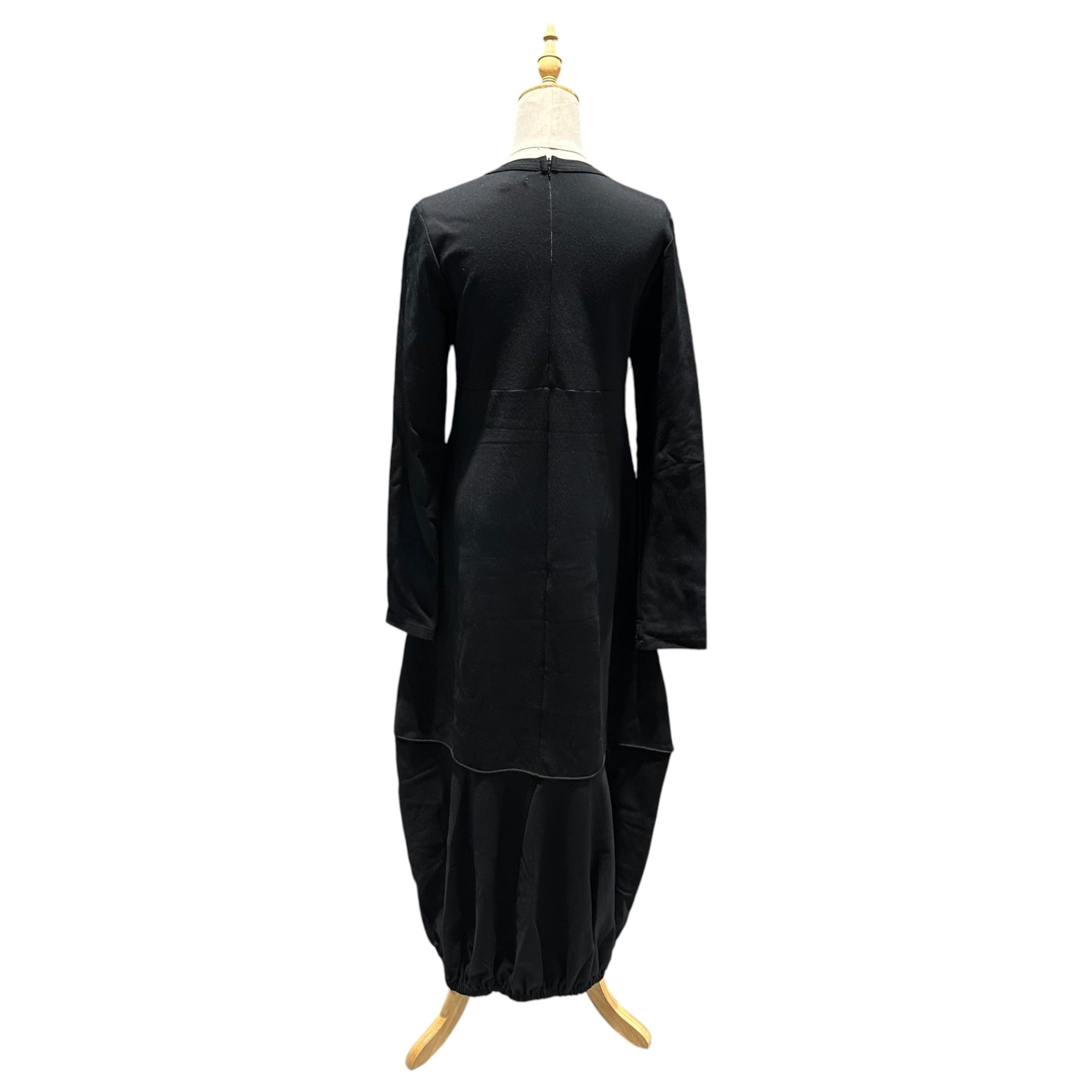 UN3D.(アンスリード) Voluminous Cocoon Dress ボリューム コクーン カット ワンピース 522420300601-01 38(M程度) ブラック