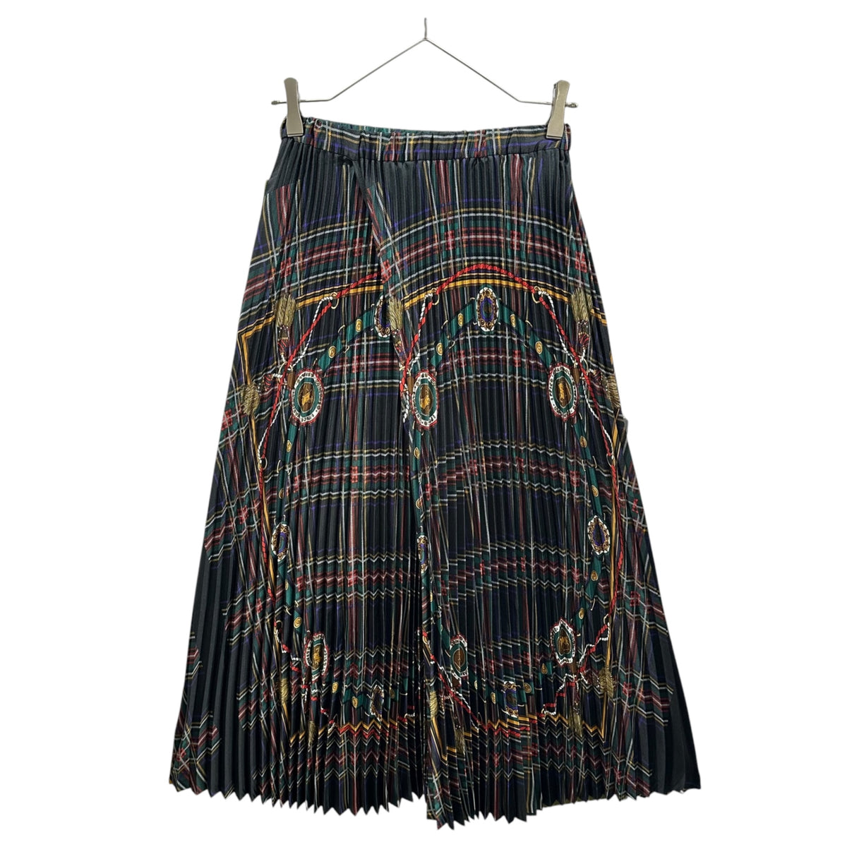 JUNYA WATANABE(ジュンヤワタナベ) 2025SS Reconstructed Pleated-Docked Cargo Pants 再構築 プリーツ ドッキング カーゴ パンツ JO-P027 XS マルチカラー×セージグリーン AD2024